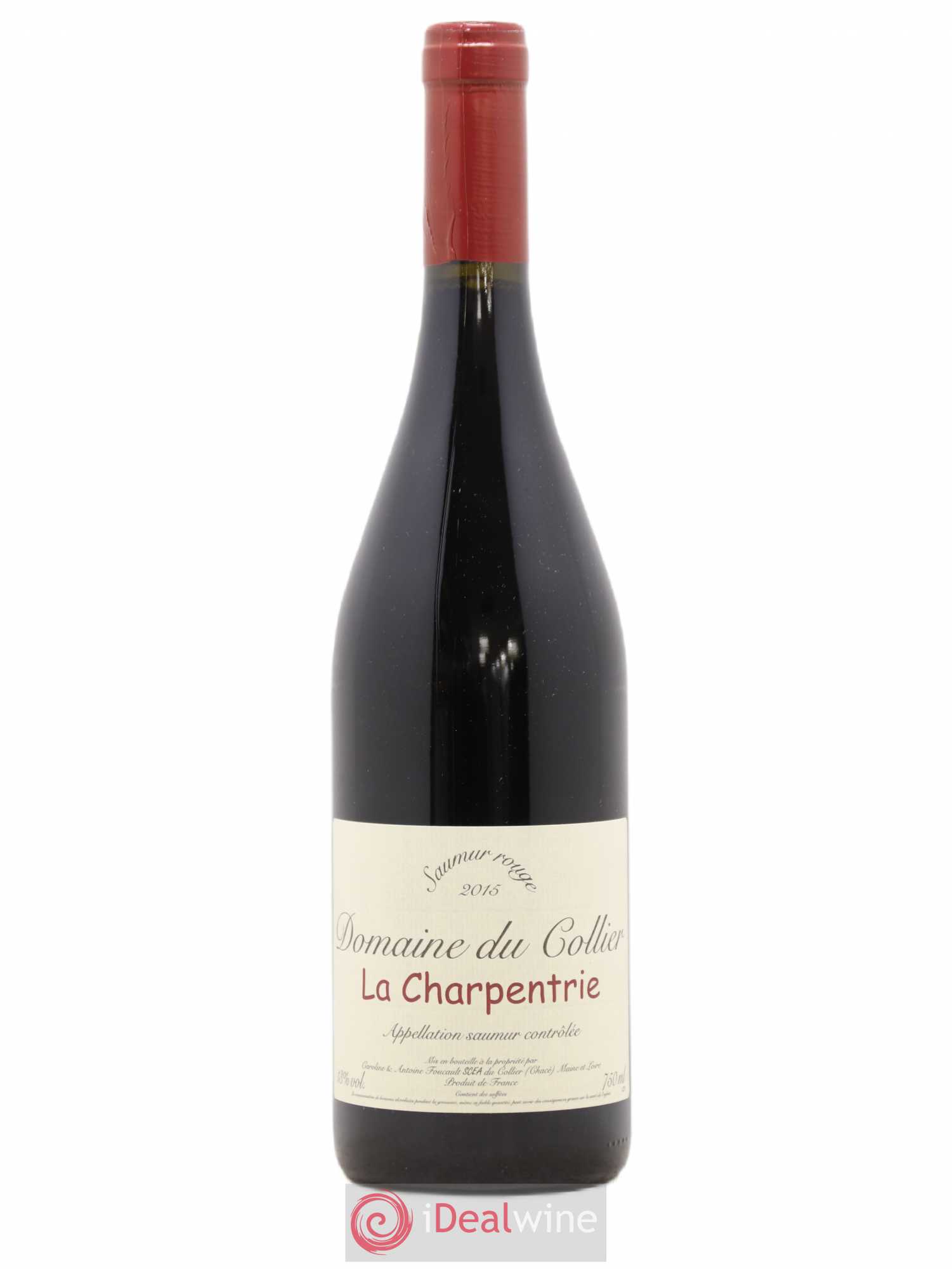 Saumur La Charpentrie Domaine du Collier 2015 - Lot de 1 bouteille - 0