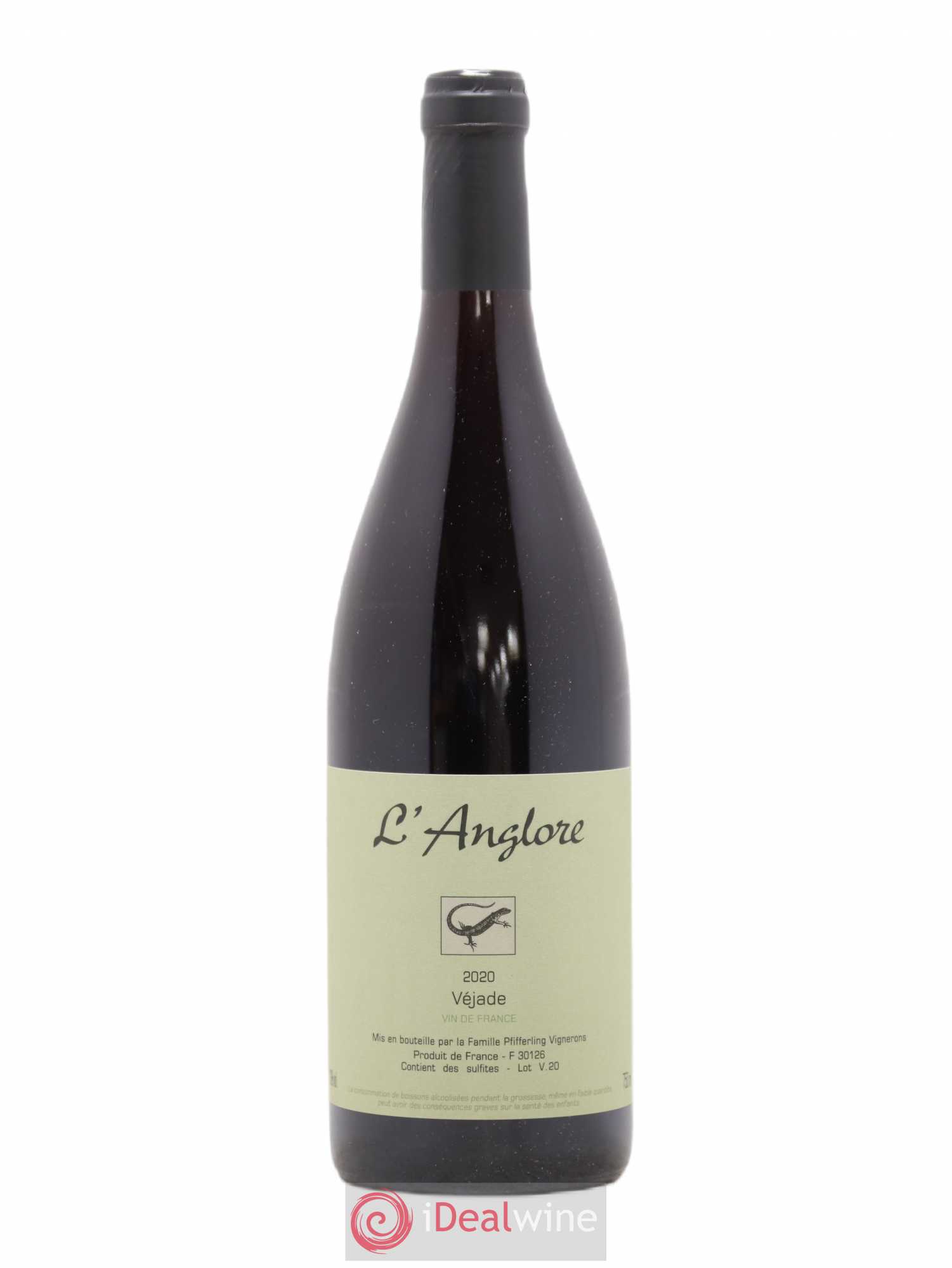 Vin de France Véjade L'Anglore 2020 - Lot de 1 bouteille - 0