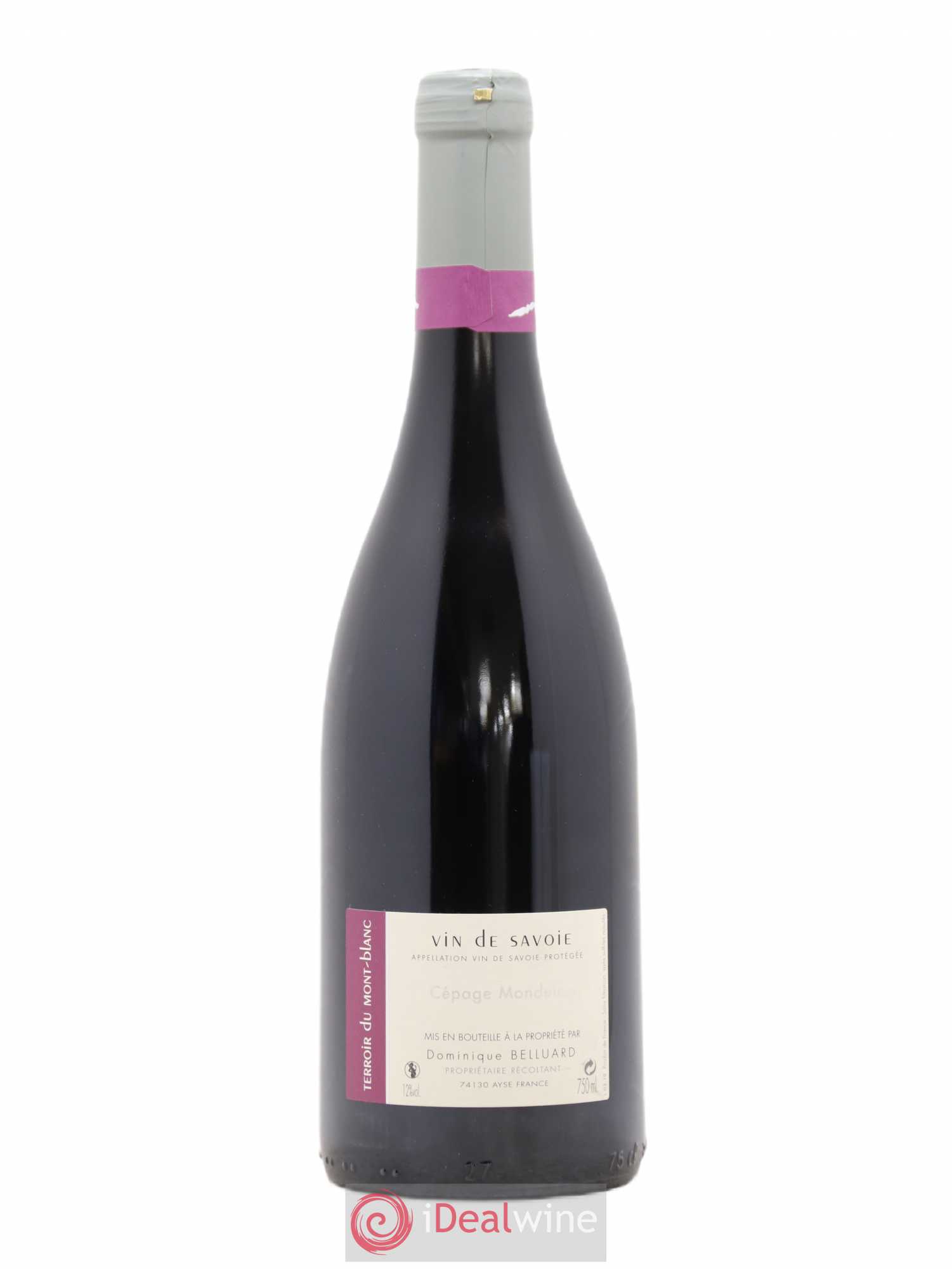 Vin de Savoie Mondeuse Amphore Domaine Belluard 2019 - Lot de 1 bouteille - 1