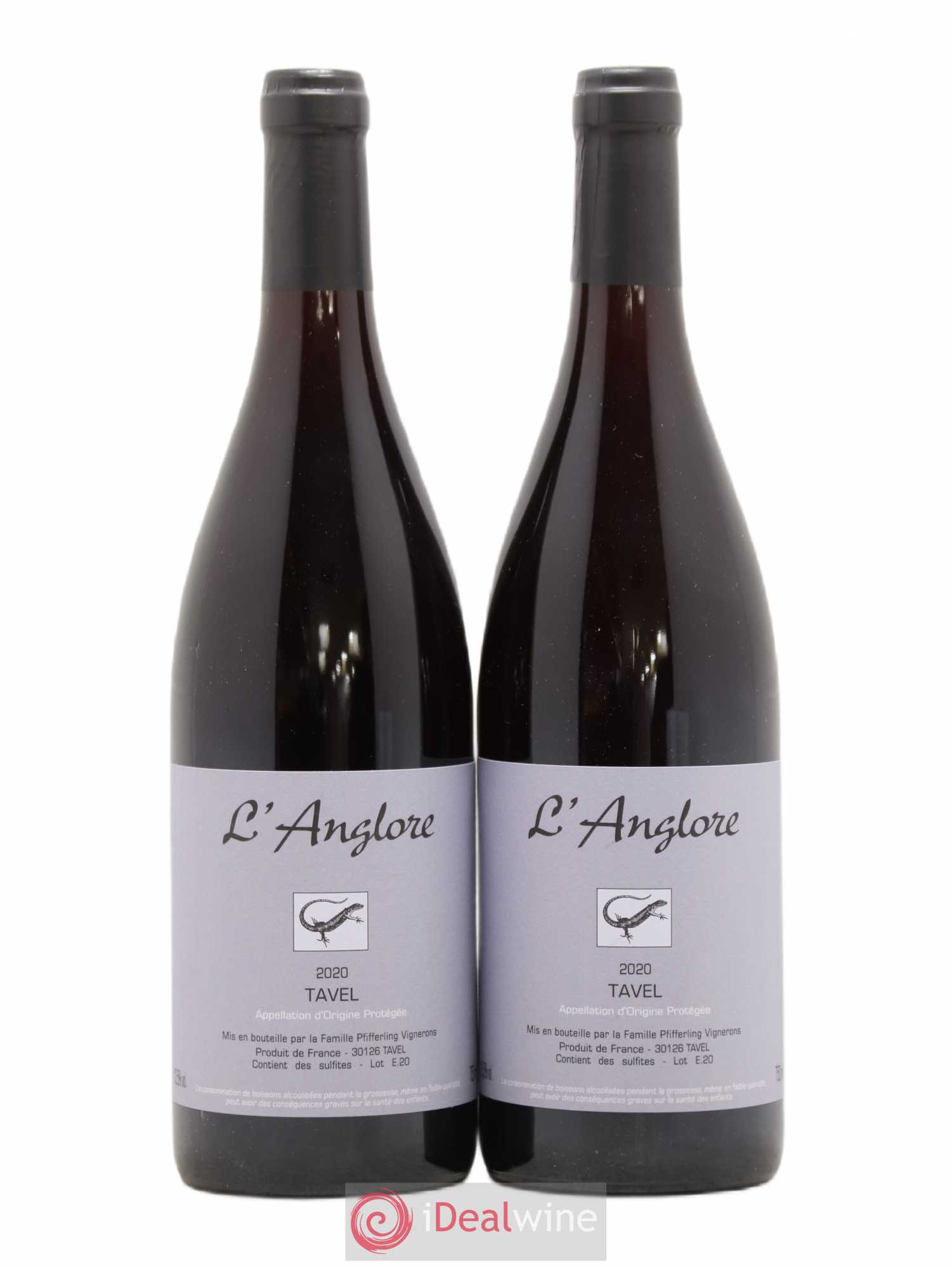 Tavel L'Anglore 2020 - Lot de 2 bouteilles - 0