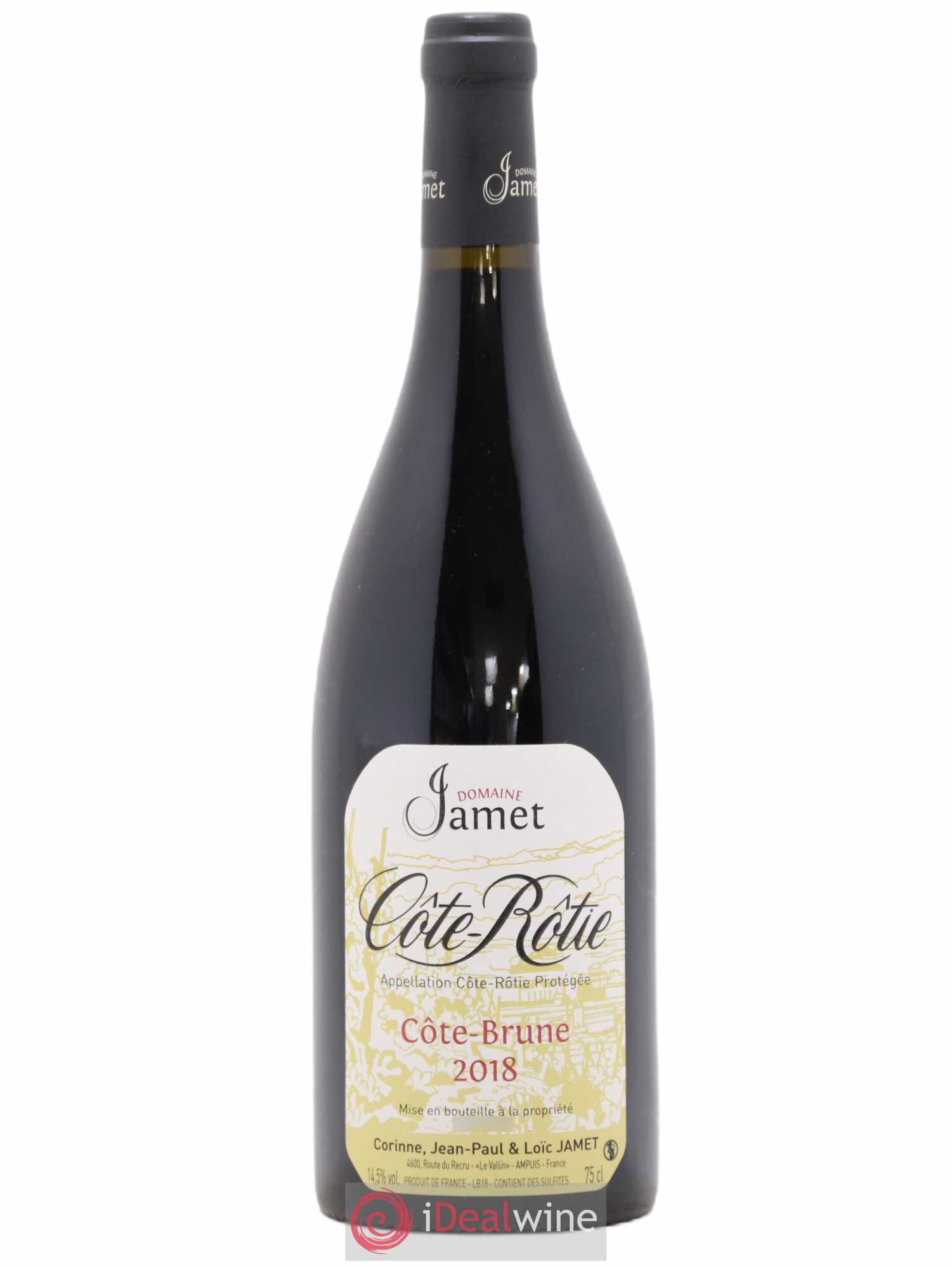 Côte-Rôtie Côte Brune Jamet (Domaine) 2018 - Lot de 1 bouteille - 0