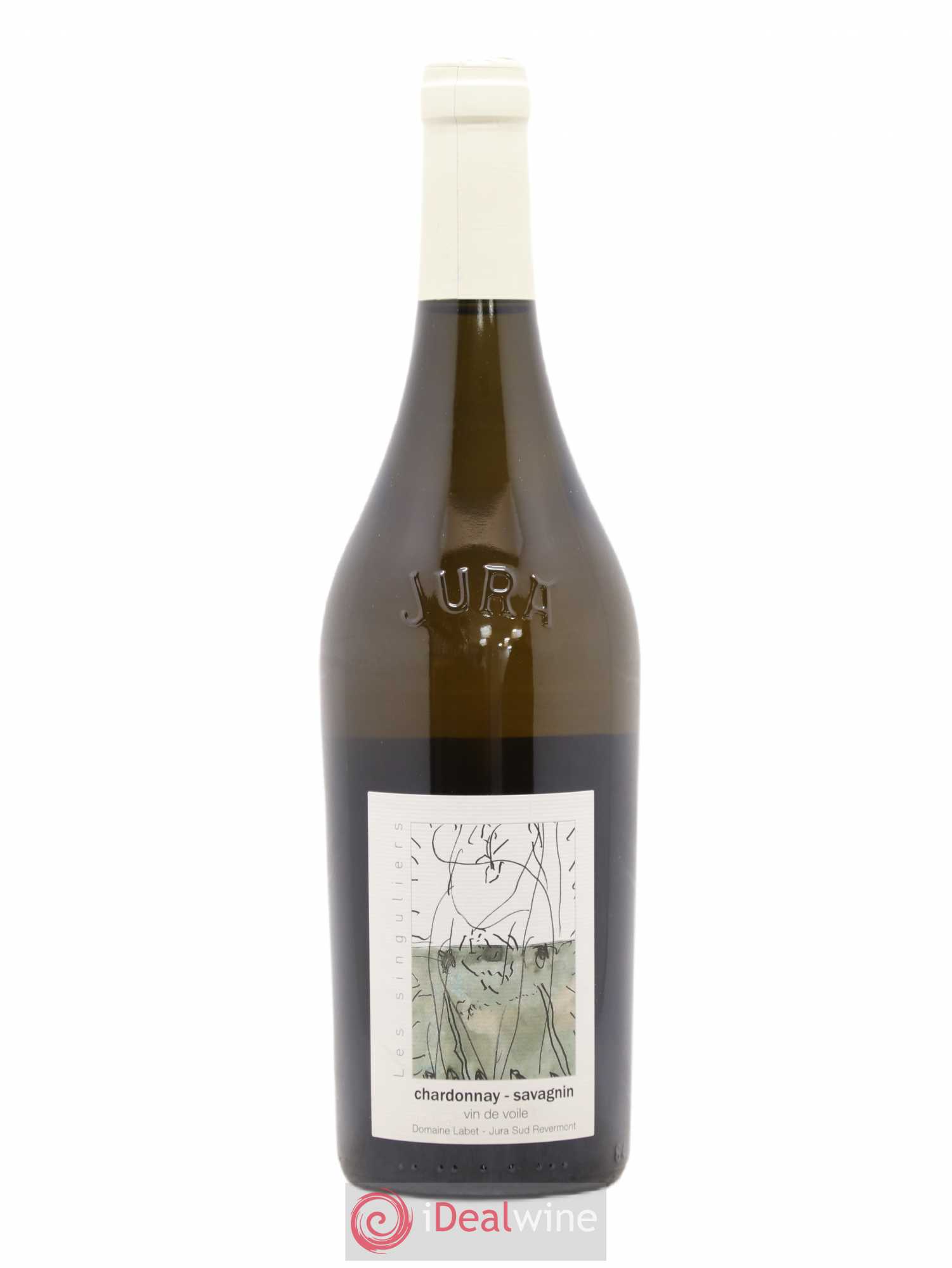 Côtes du Jura Vin de Voile Chardonnay-Savagnin cuvée de garde Romain - Julien - Charline Labet 2019 - Lot de 1 bouteille - 0