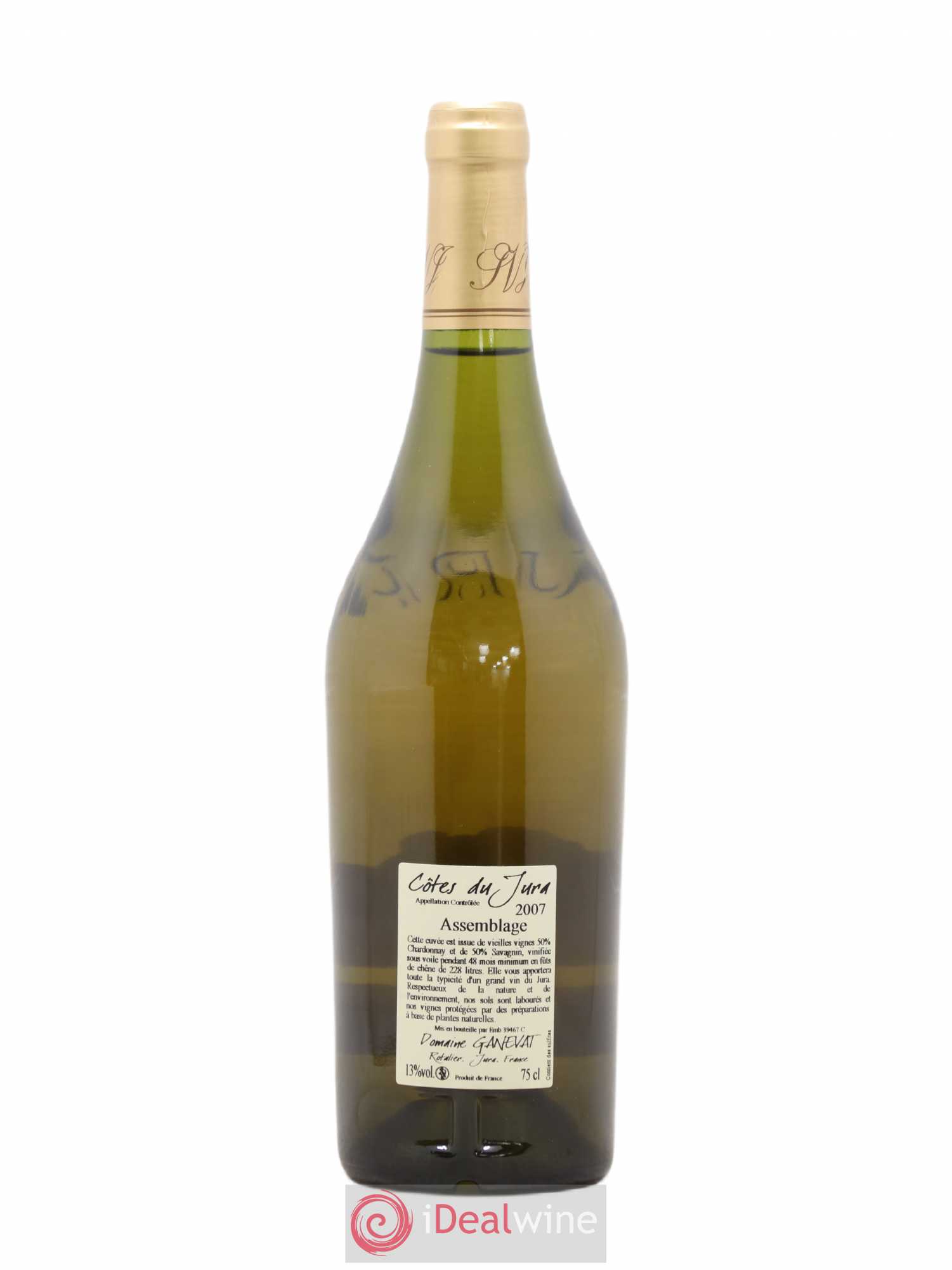 Côtes du Jura Cuvée de Garde Jean-François Ganevat (Domaine) 2007 - Lot de 1 bouteille - 1