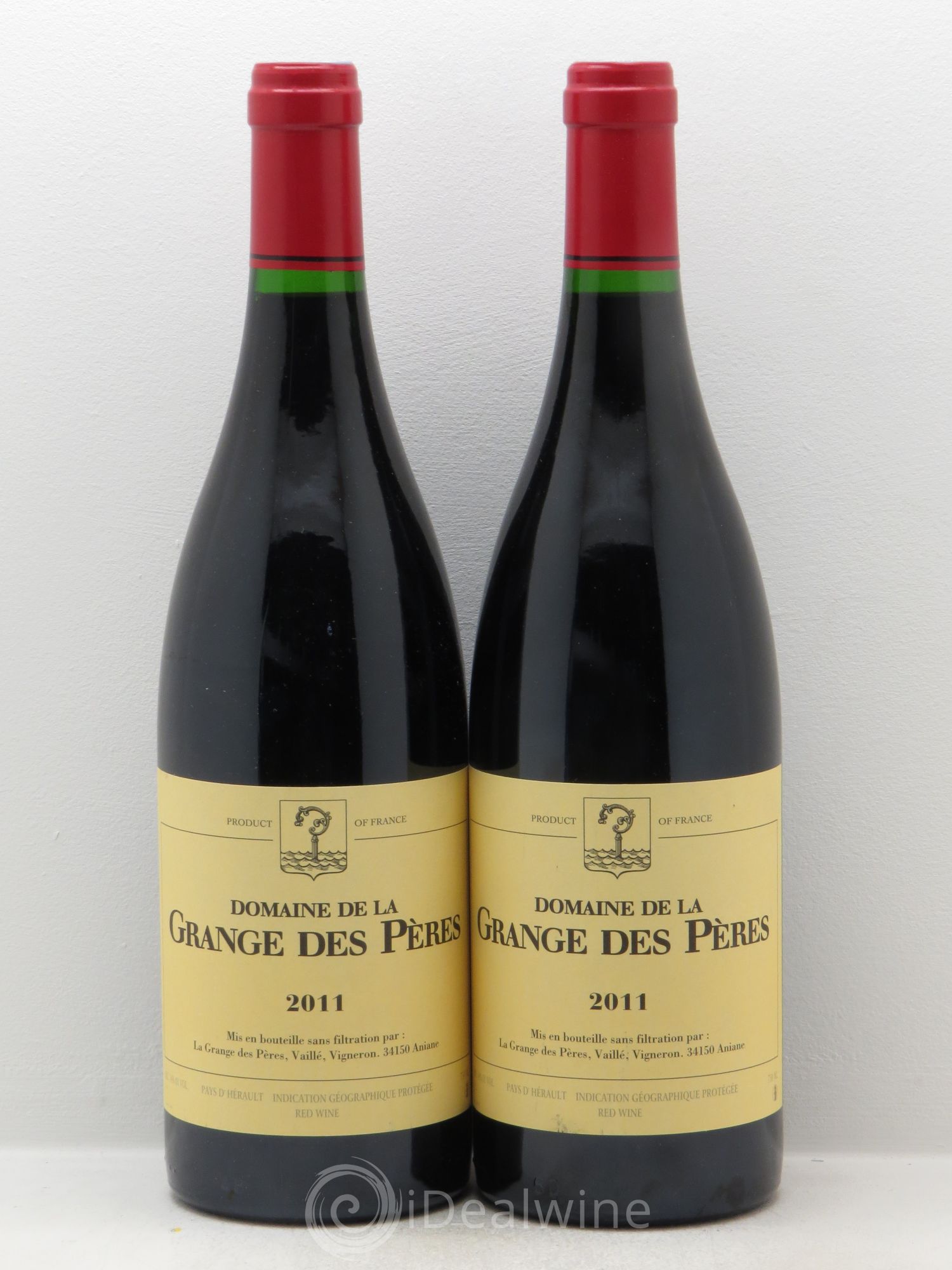 Pays d'Hérault Grange des Pères Laurent Vaillé 2011 - Lot de 2 bouteilles - 0
