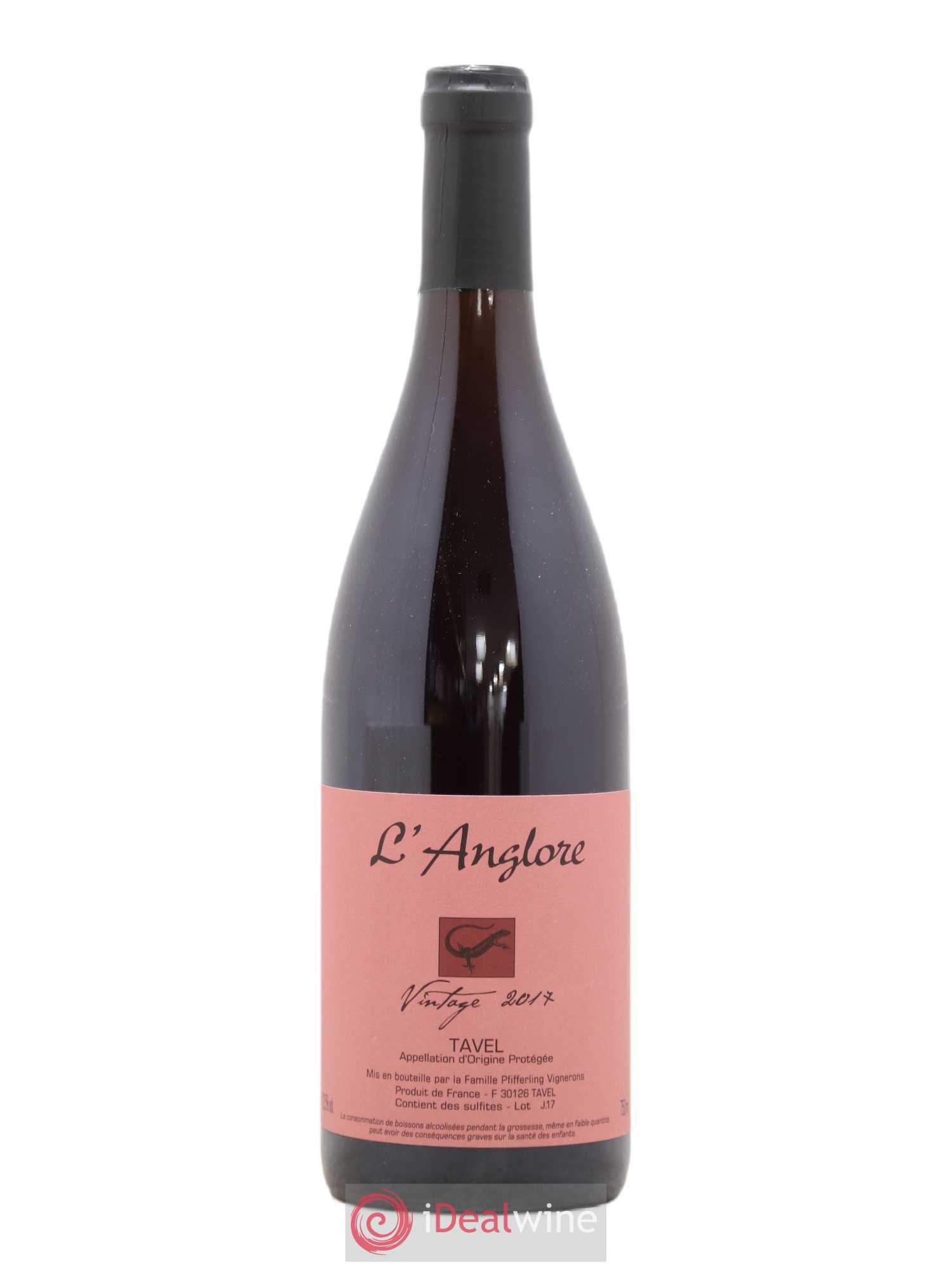 Tavel Vintage L'Anglore 2017 - Lot de 1 bouteille - 0