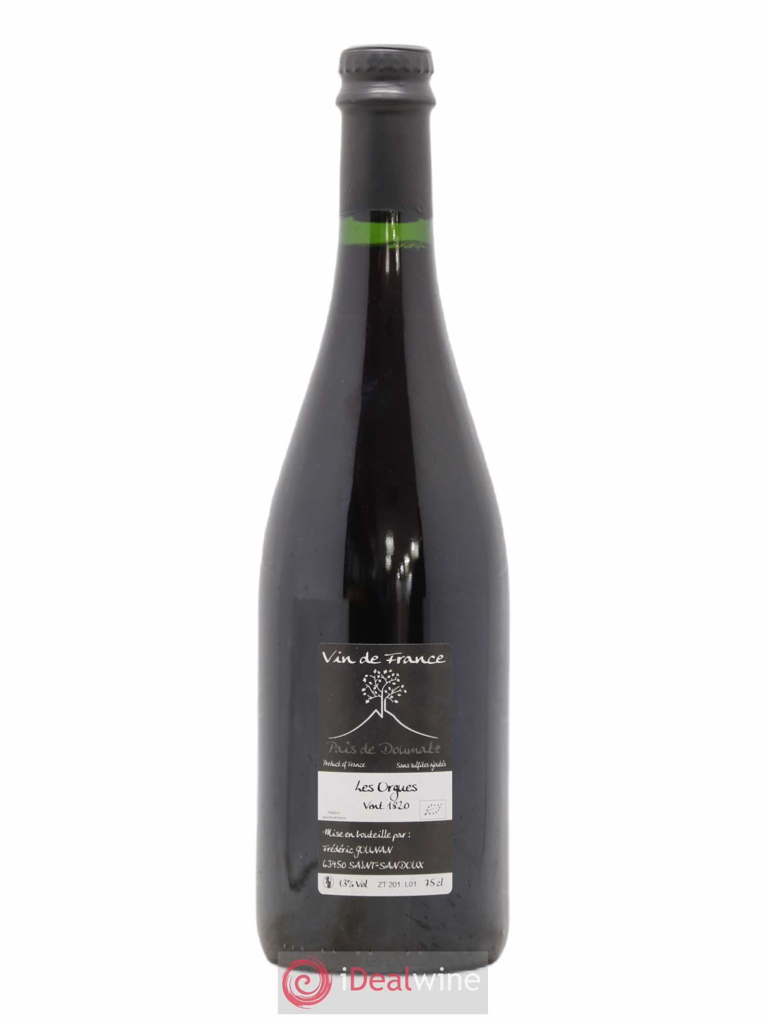 Vin de France Les Orgues Vignoble de l'Arbre Blanc 2018 - Lot de 1 bouteille - 1