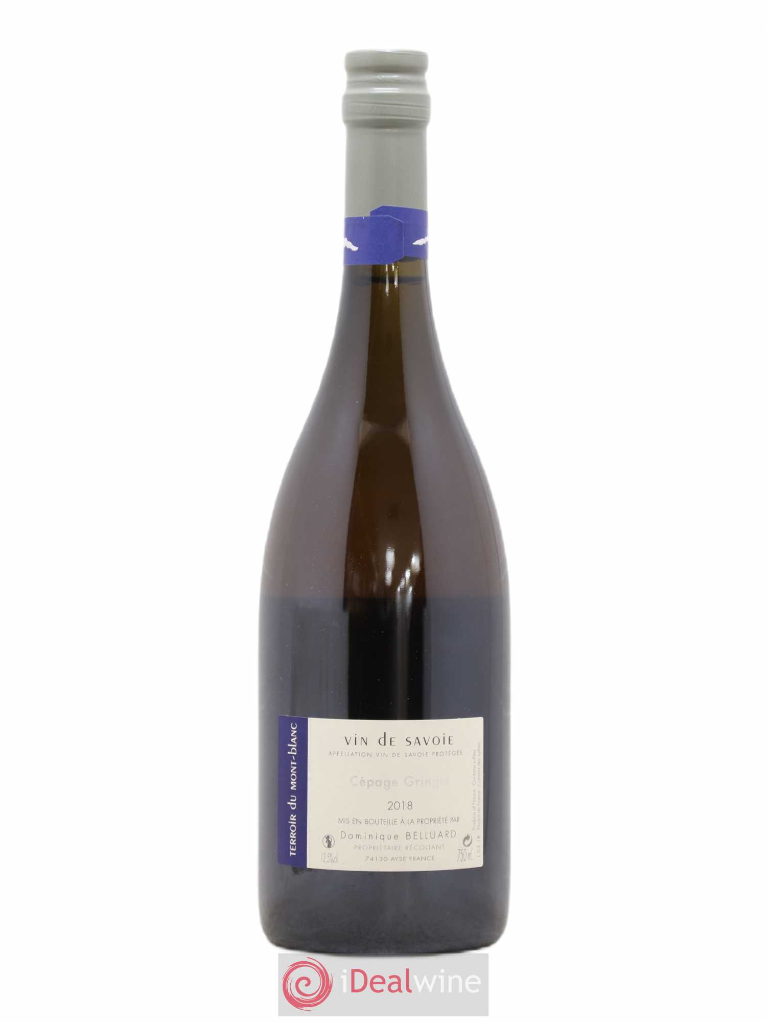 Vin de Savoie Pur Jus 100% Domaine Belluard 2018 - Lot de 1 bouteille - 1