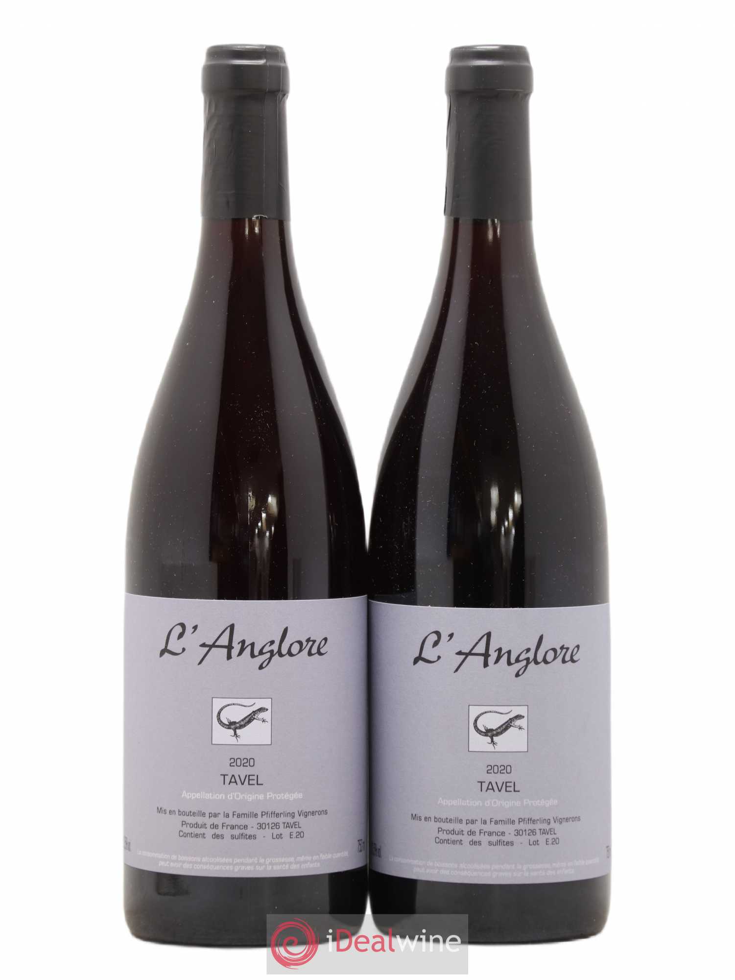 Tavel L'Anglore 2020 - Lot de 2 bouteilles - 0