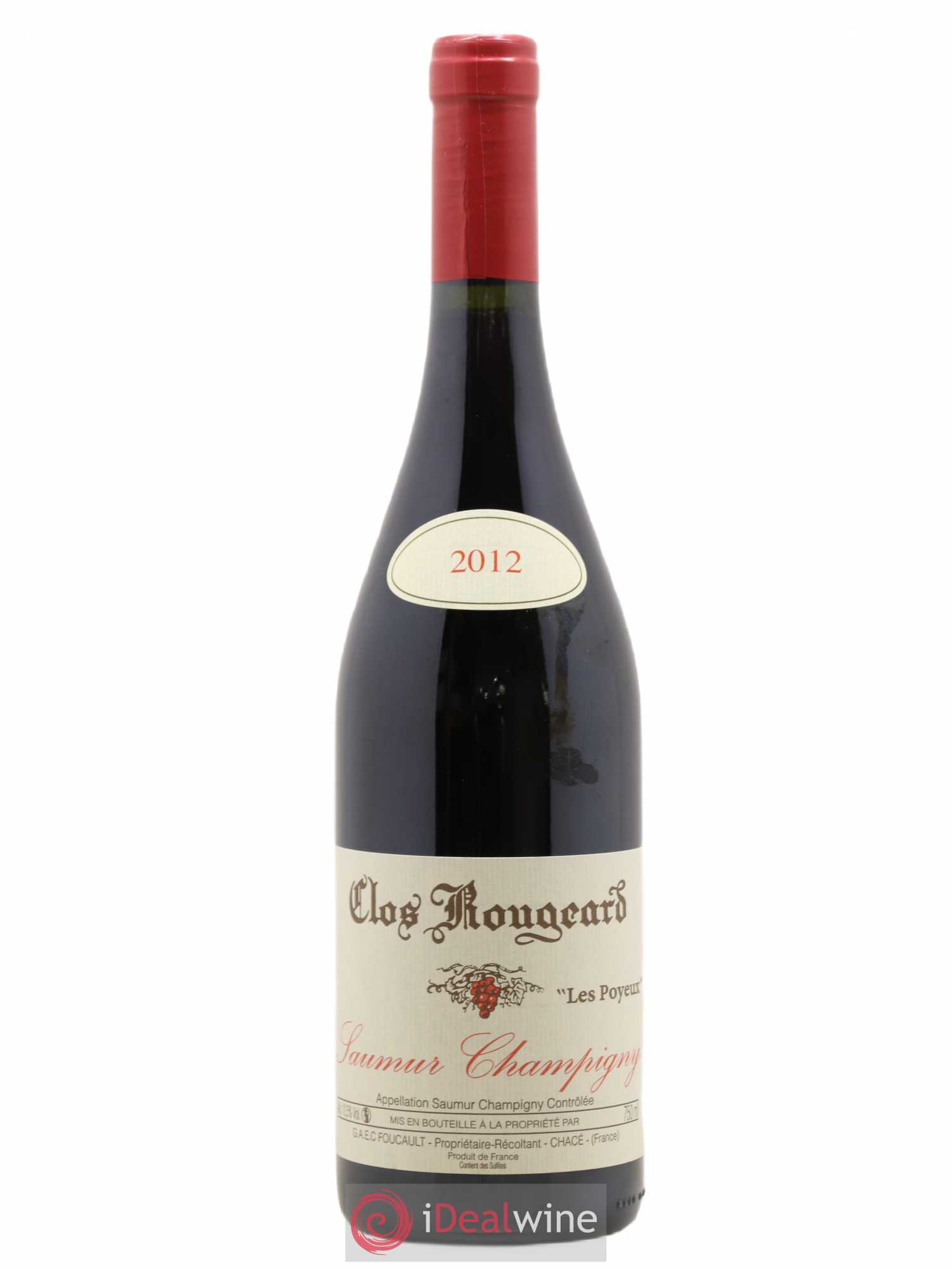 Saumur-Champigny Les Poyeux Clos Rougeard 2012 - Lot de 1 bouteille - 0