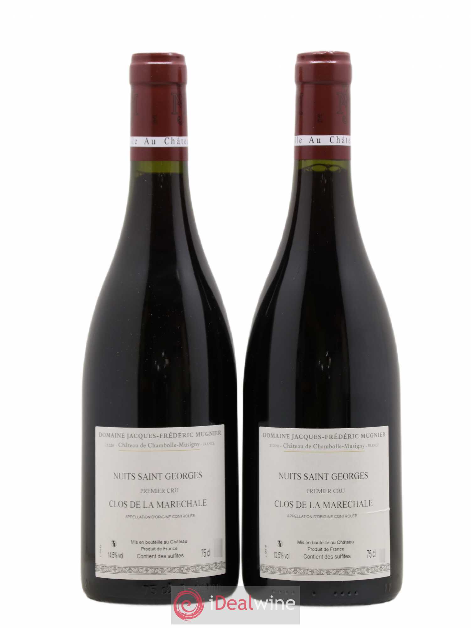 Nuits-Saint-Georges 1er Cru Clos de La Maréchale Jacques-Frédéric Mugnier 2019 - Lot de 2 bouteilles - 1
