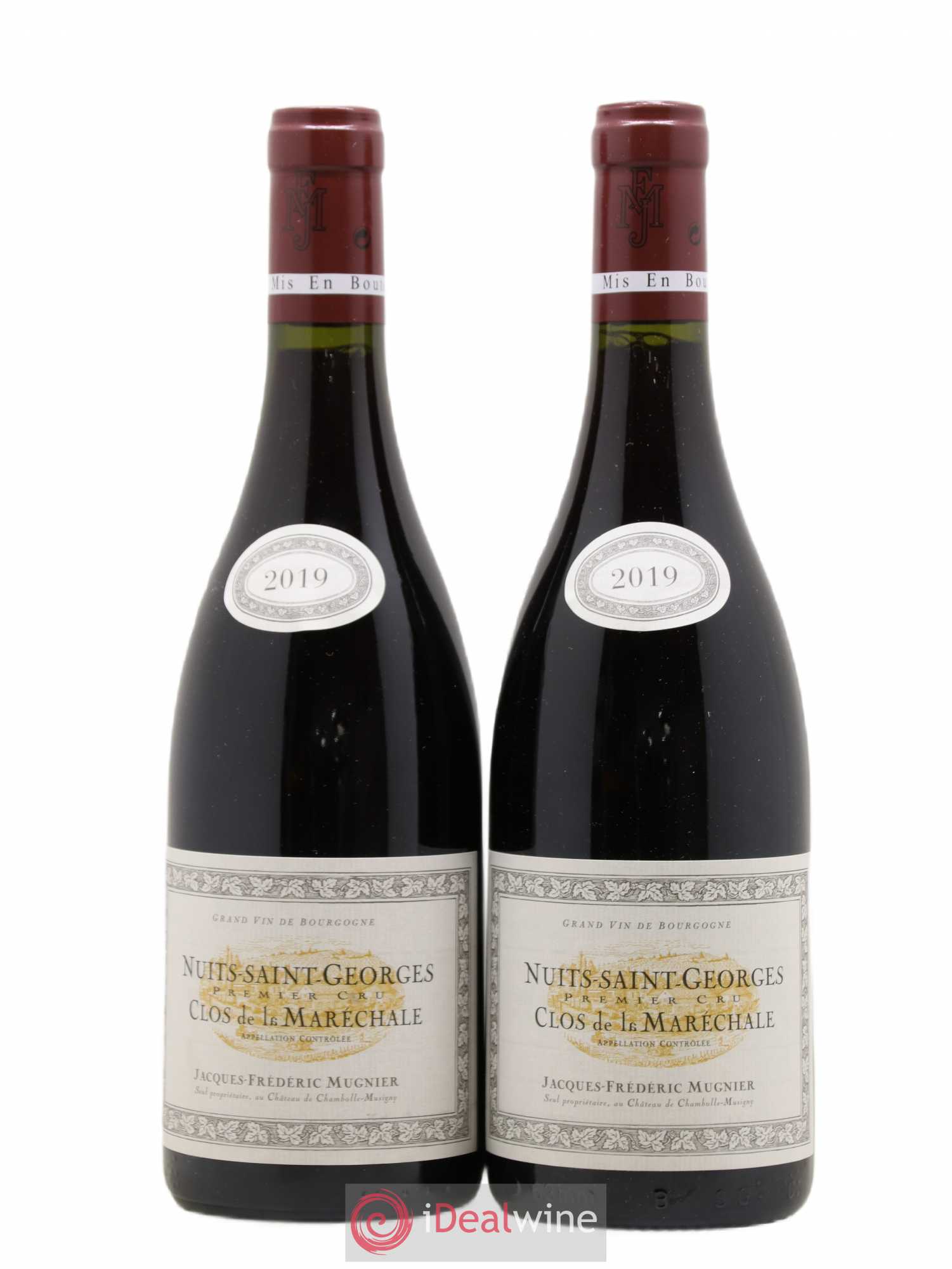 Nuits-Saint-Georges 1er Cru Clos de La Maréchale Jacques-Frédéric Mugnier 2019 - Lot de 2 bouteilles - 0