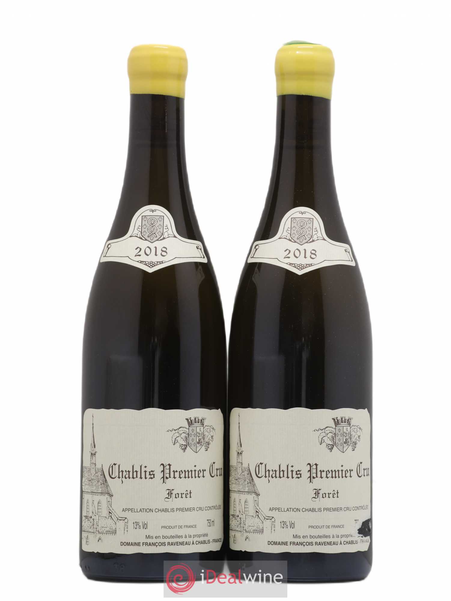 Chablis 1er Cru Forêt Raveneau (Domaine) 2018 - Lot de 2 bouteilles - 0