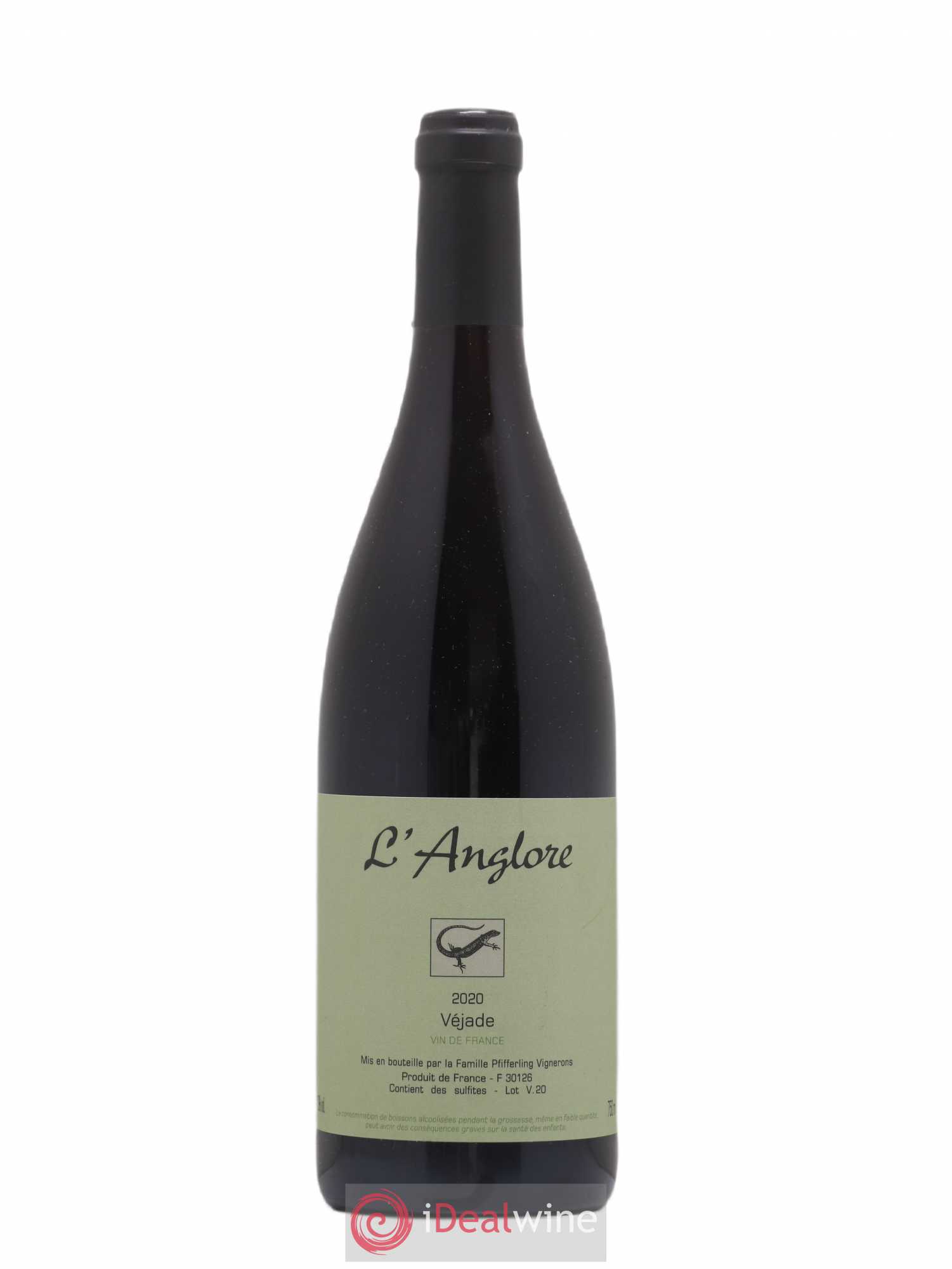 Vin de France Véjade L'Anglore 2020 - Lot de 1 bouteille - 0