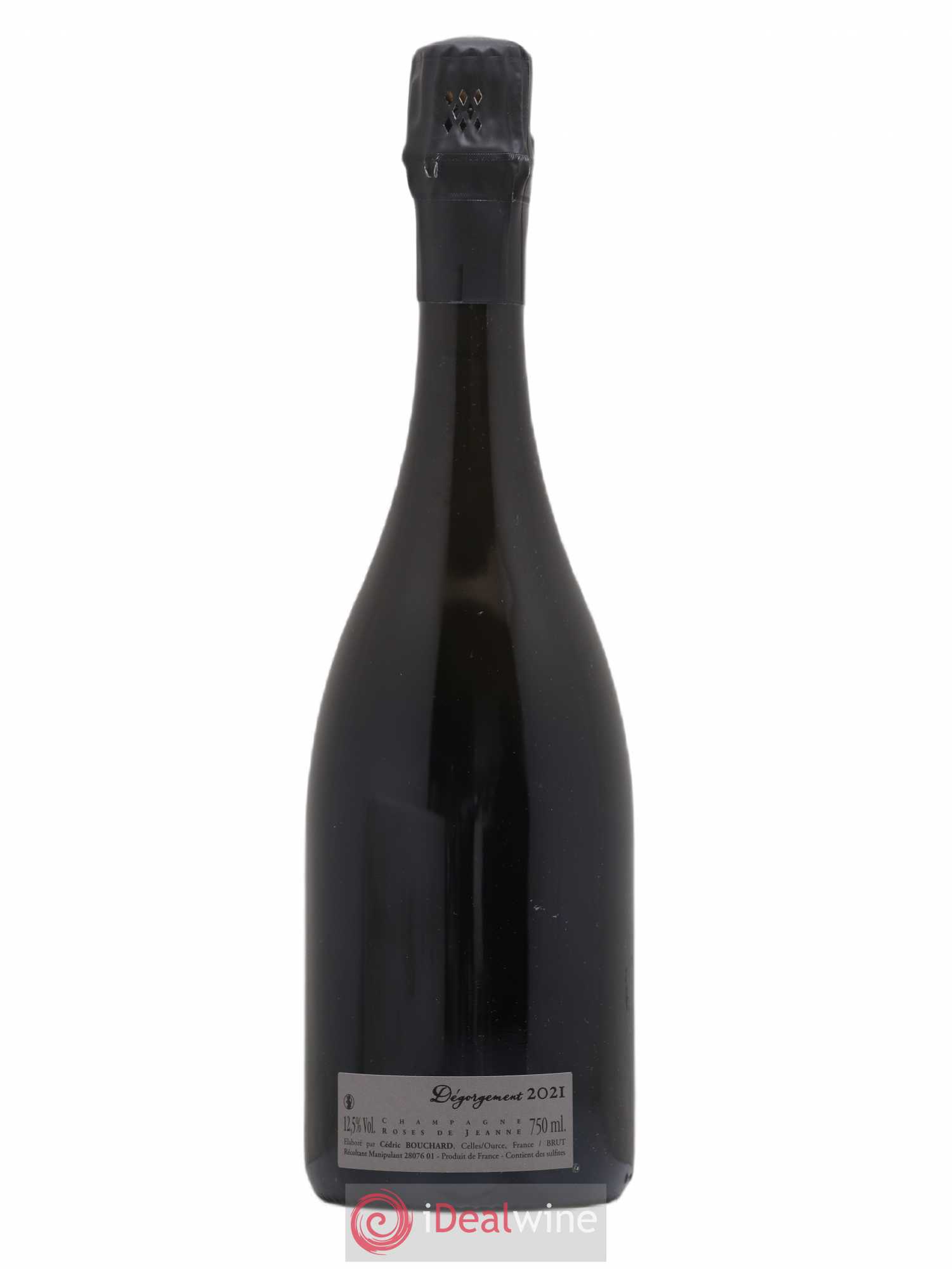 Roses de Jeanne Côte de Val Vilaine Blanc de Noirs Cédric Bouchard Brut 2019 - Lot de 1 bouteille - 1