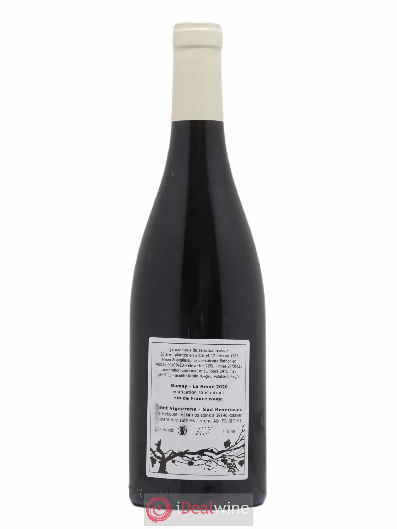 Vin de France Gamay La Reine Labet (Domaine) 2020 - Lot de 1 bouteille - 1