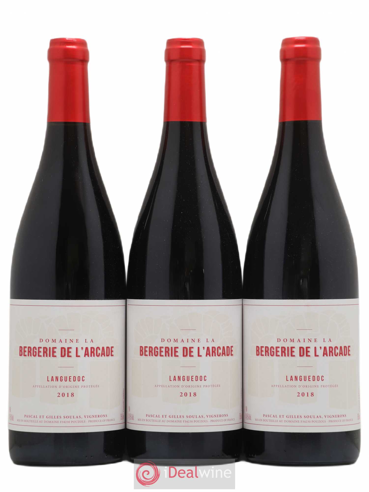 Languedoc La Bergerie de l'Arcade (Domaine) 2018 - Lot de 3 bouteilles - 0