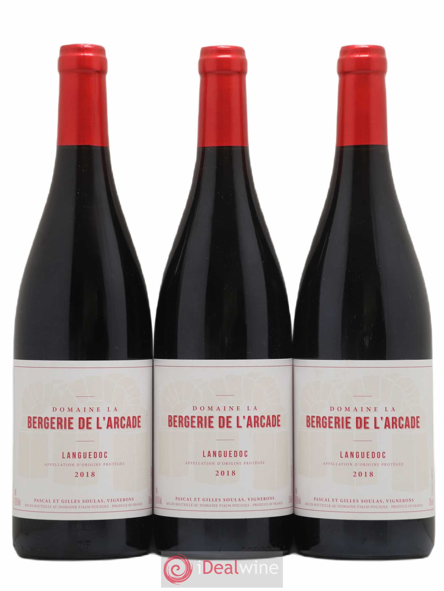 Languedoc La Bergerie de l'Arcade (Domaine) 2018 - Lot de 3 bouteilles - 0