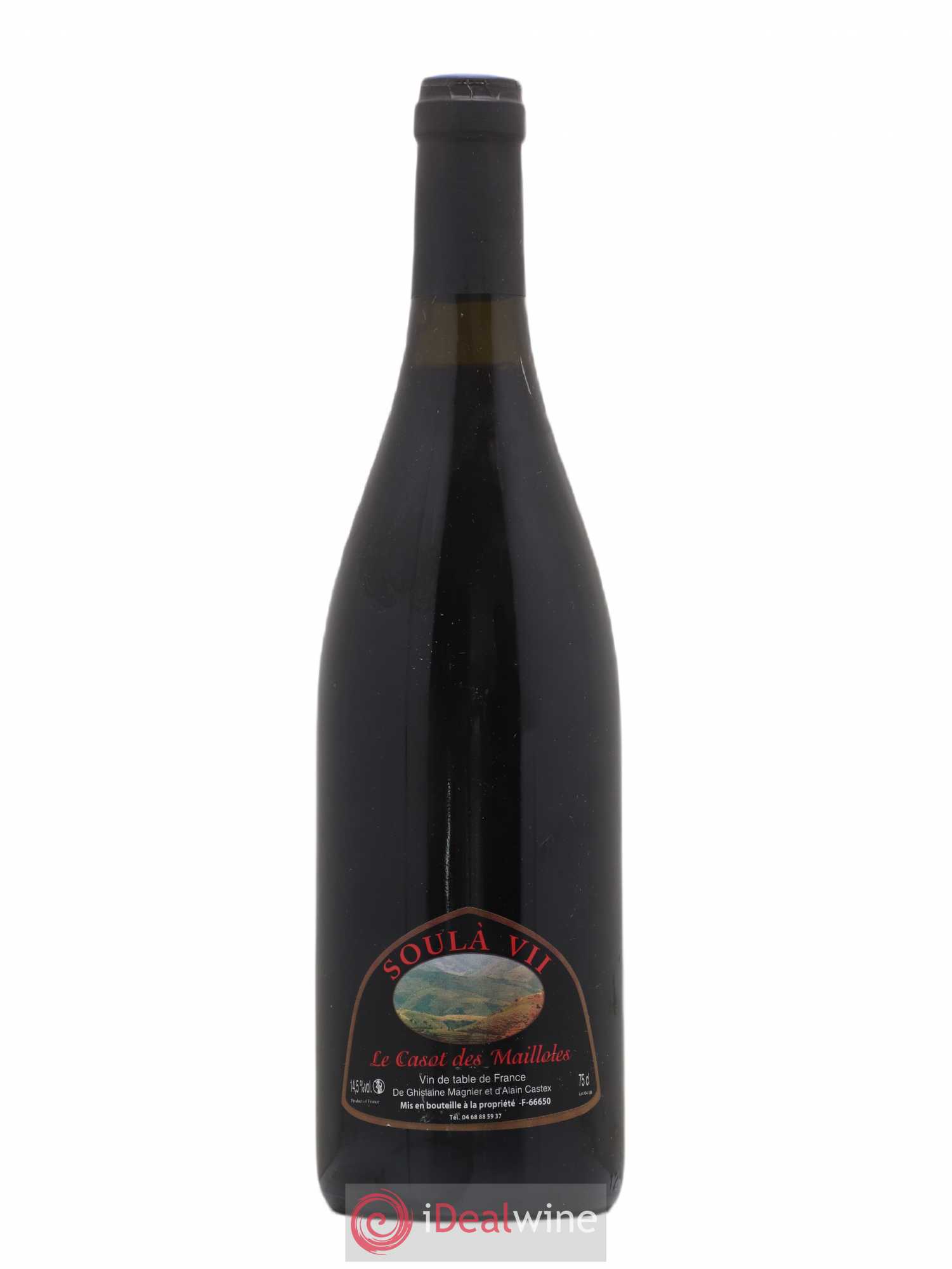 Vin de France Soula Le Casot des Mailloles 2007 - Lot de 1 bouteille - 0