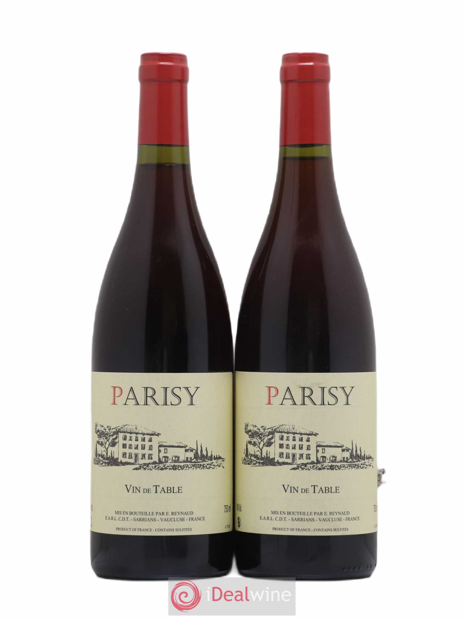 Vin de Table Parisy Emmanuel Reynaud - Lot de 2 bouteilles - 0