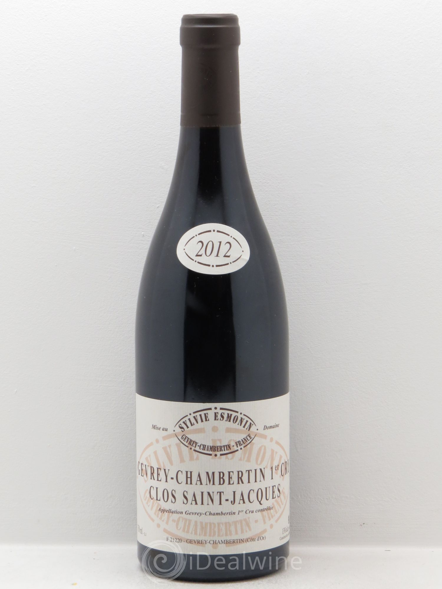 Gevrey-Chambertin 1er Cru Clos Saint Jacques Sylvie Esmonin 2012 - Lot de 1 bouteille - 0