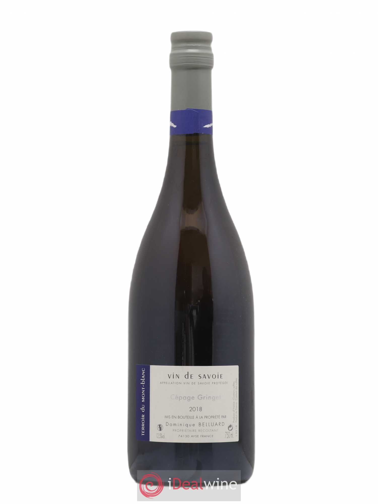 Vin de Savoie Pur Jus 100% Domaine Belluard 2018 - Lot de 1 bouteille - 1