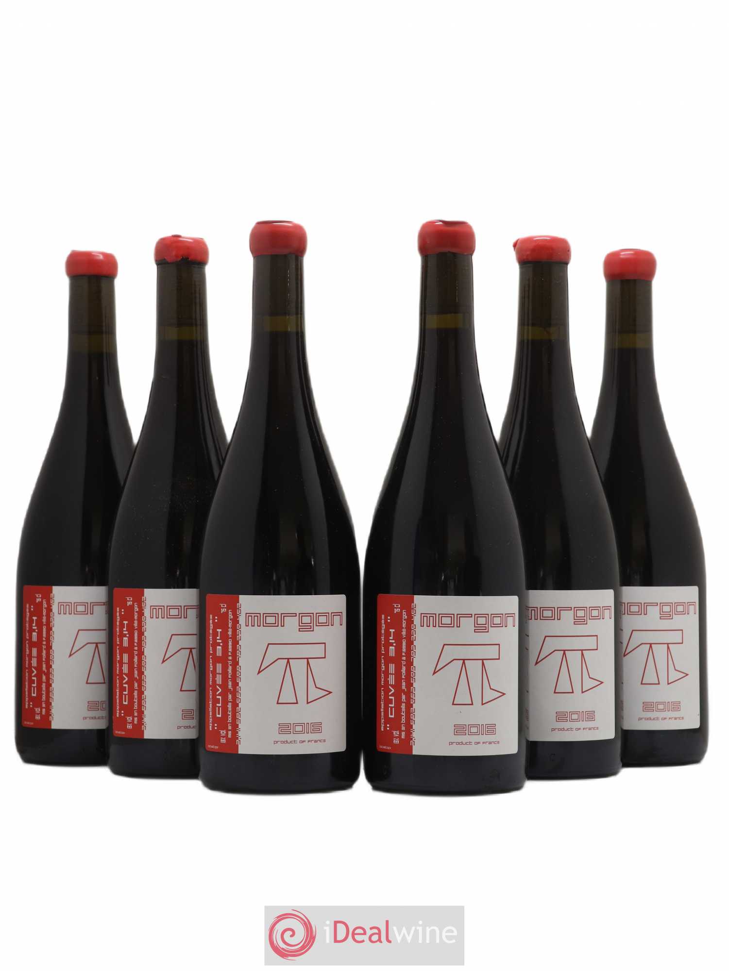 Morgon 3.14 Jean Foillard 2016 - Lot de 6 bouteilles - 0