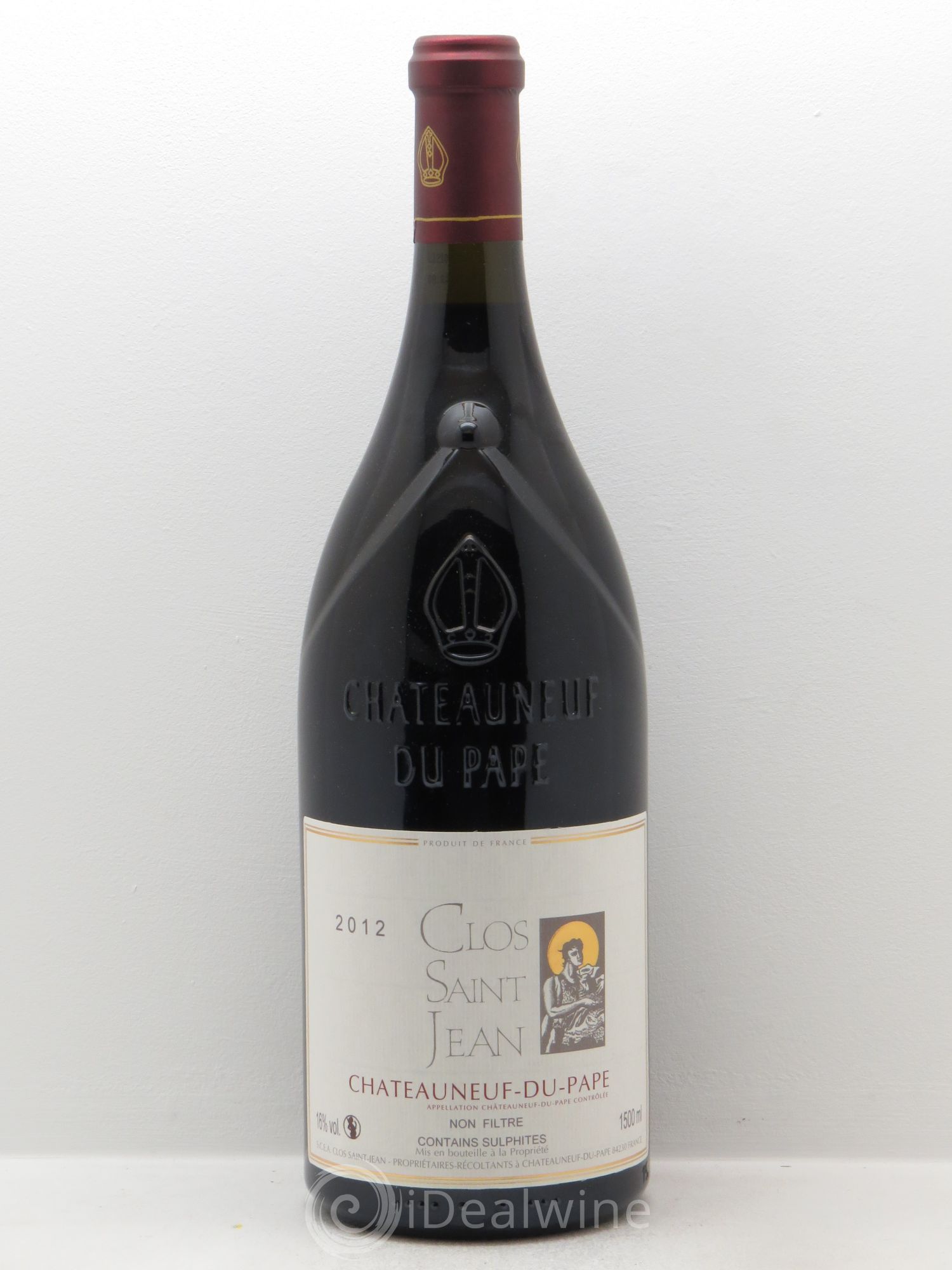 Châteauneuf-du-Pape Clos Saint Jean 2012 - Posten von 1 Magnum - 0