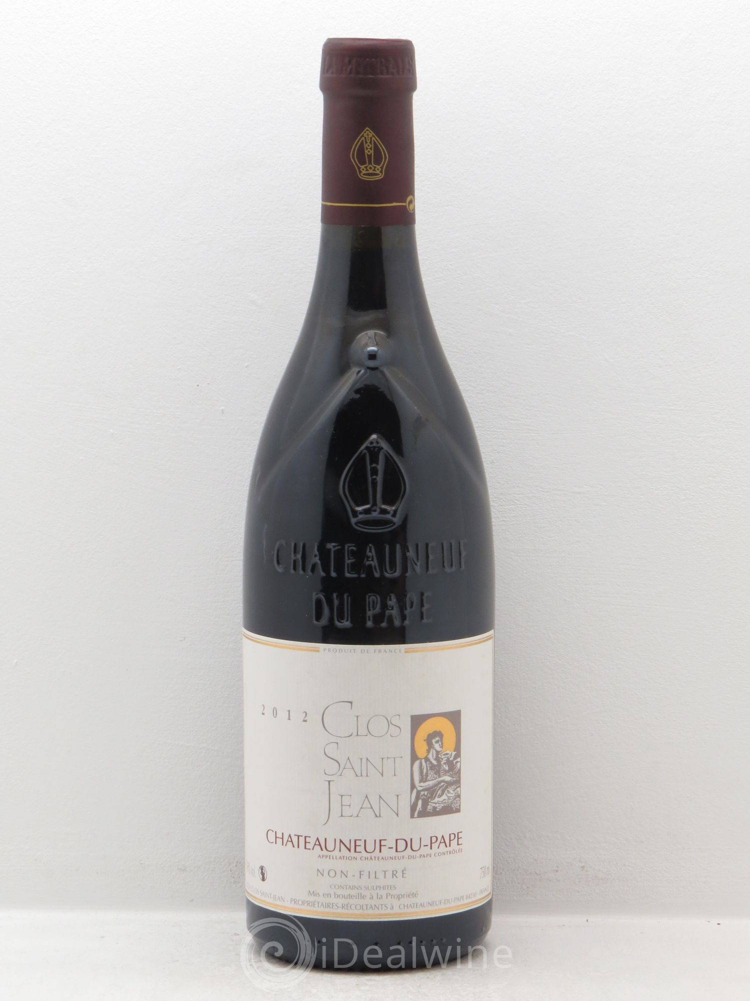 Châteauneuf-du-Pape Clos Saint-Jean Pascal et Vincent Maurel 2012 - Lot de 1 bouteille - 0