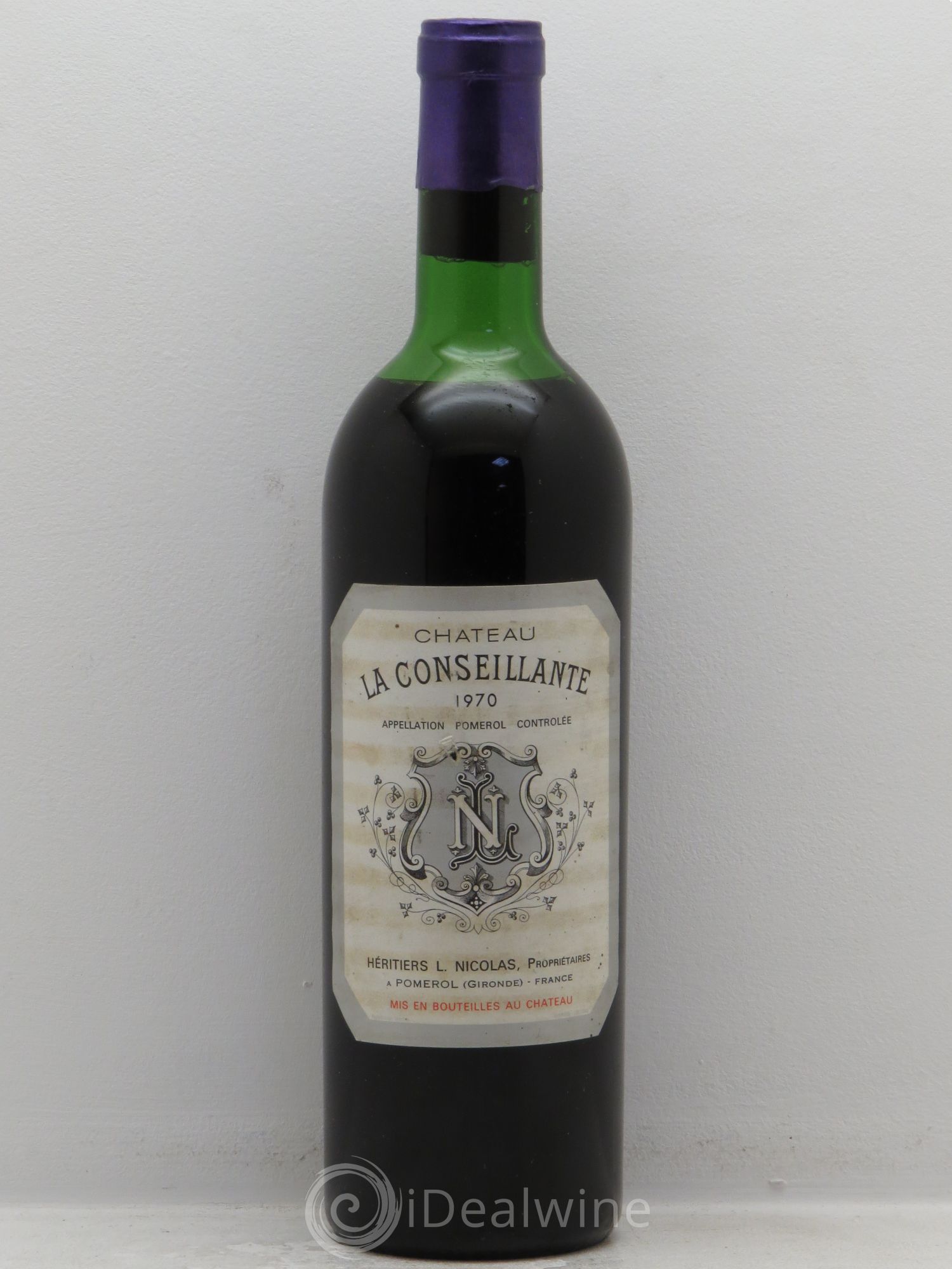Château la Conseillante 1970 - Lot de 1 bouteille - 0