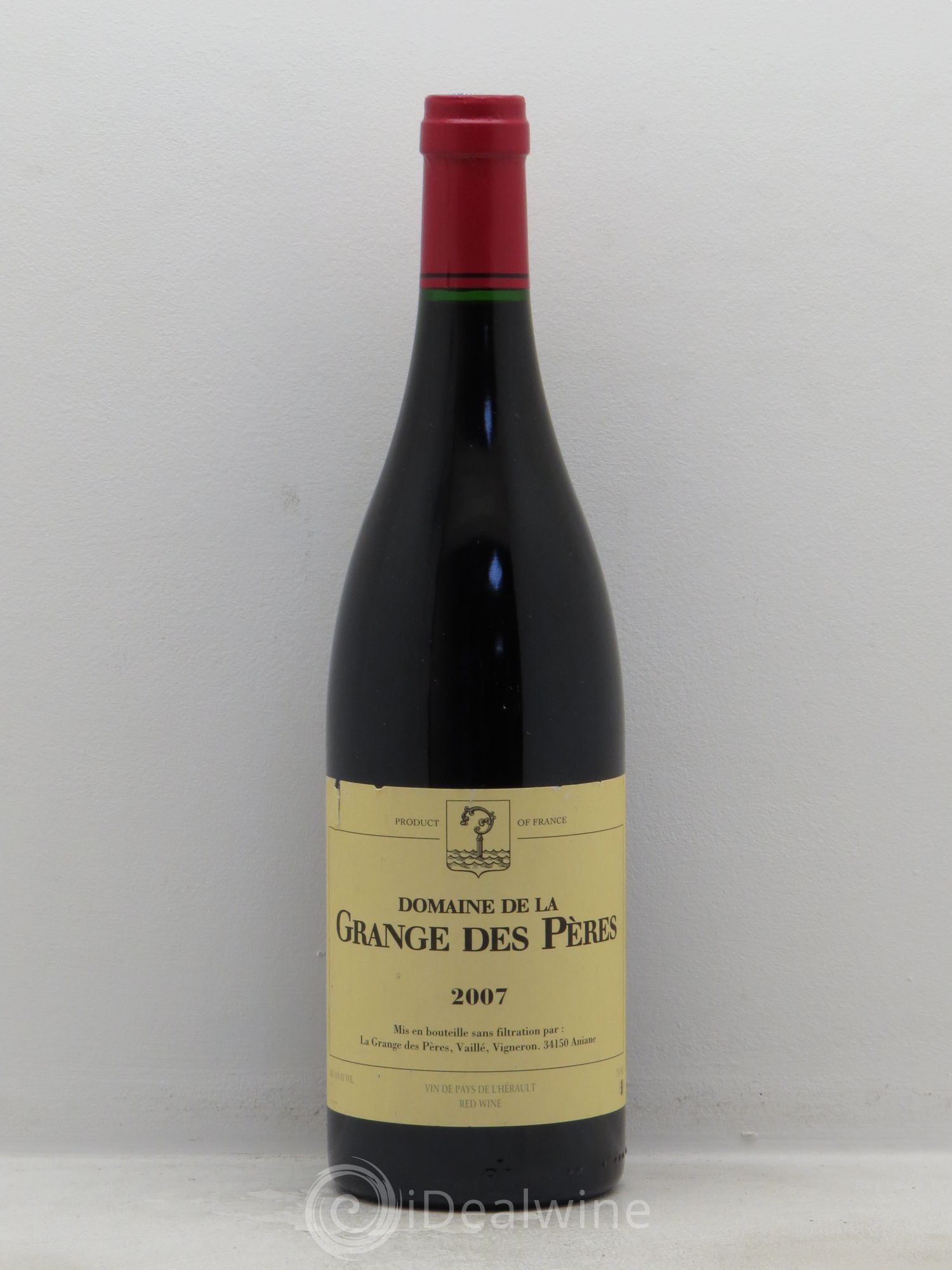 Pays d'Hérault Grange des Pères Laurent Vaillé 2007 - Lot de 1 bouteille - 0