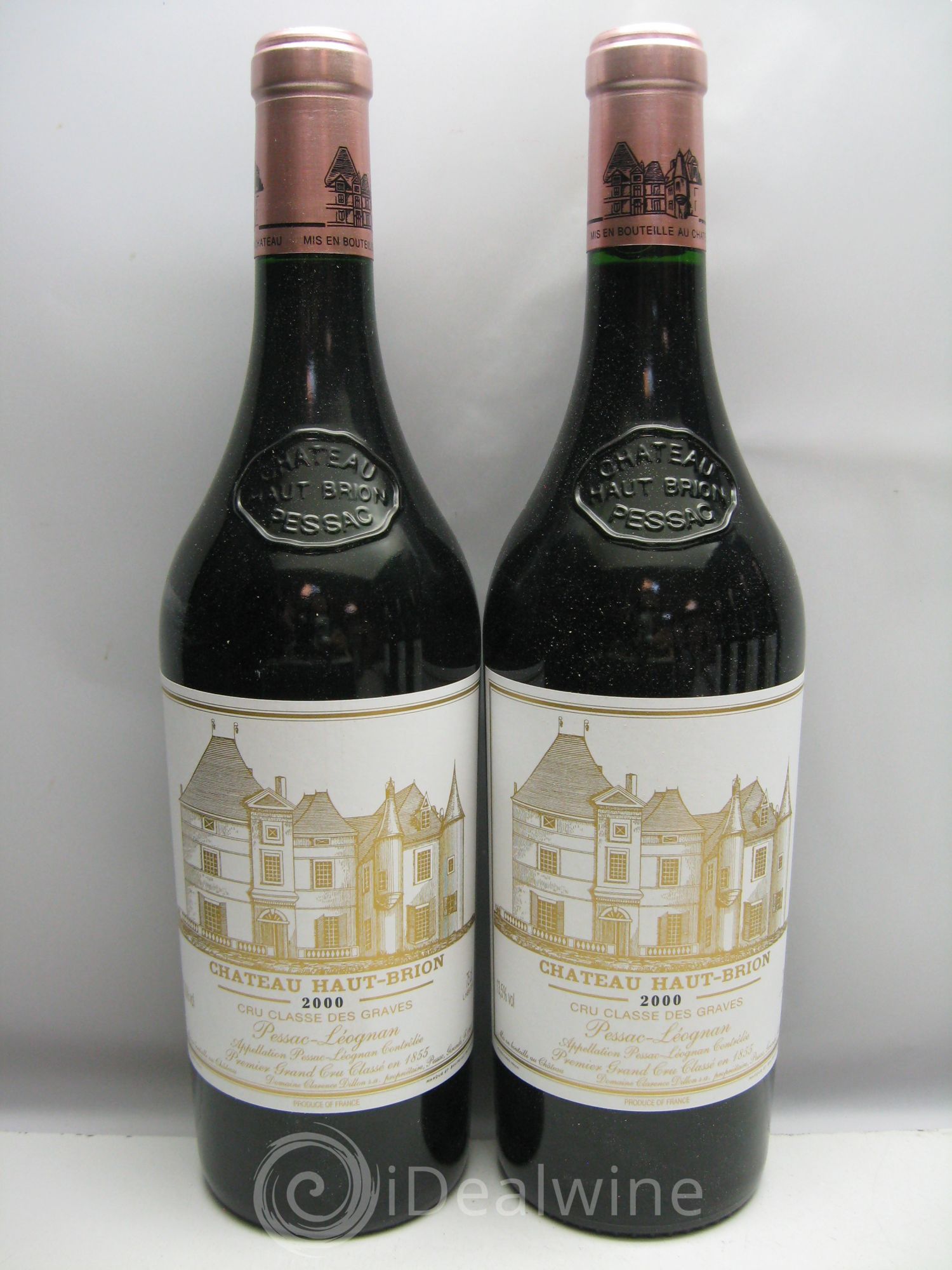 Château Haut Brion 1er Grand Cru Classé 2000 - Lot de 6 bouteilles - 0