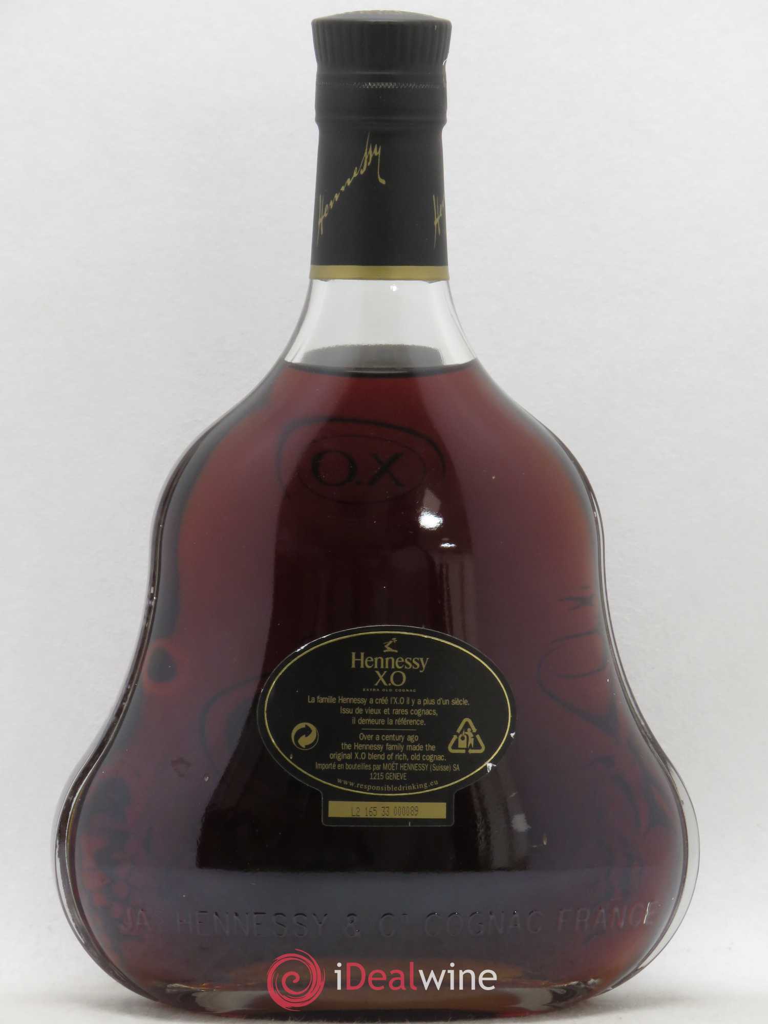 Cognac XO Hennessy - Lot de 1 bouteille - 1