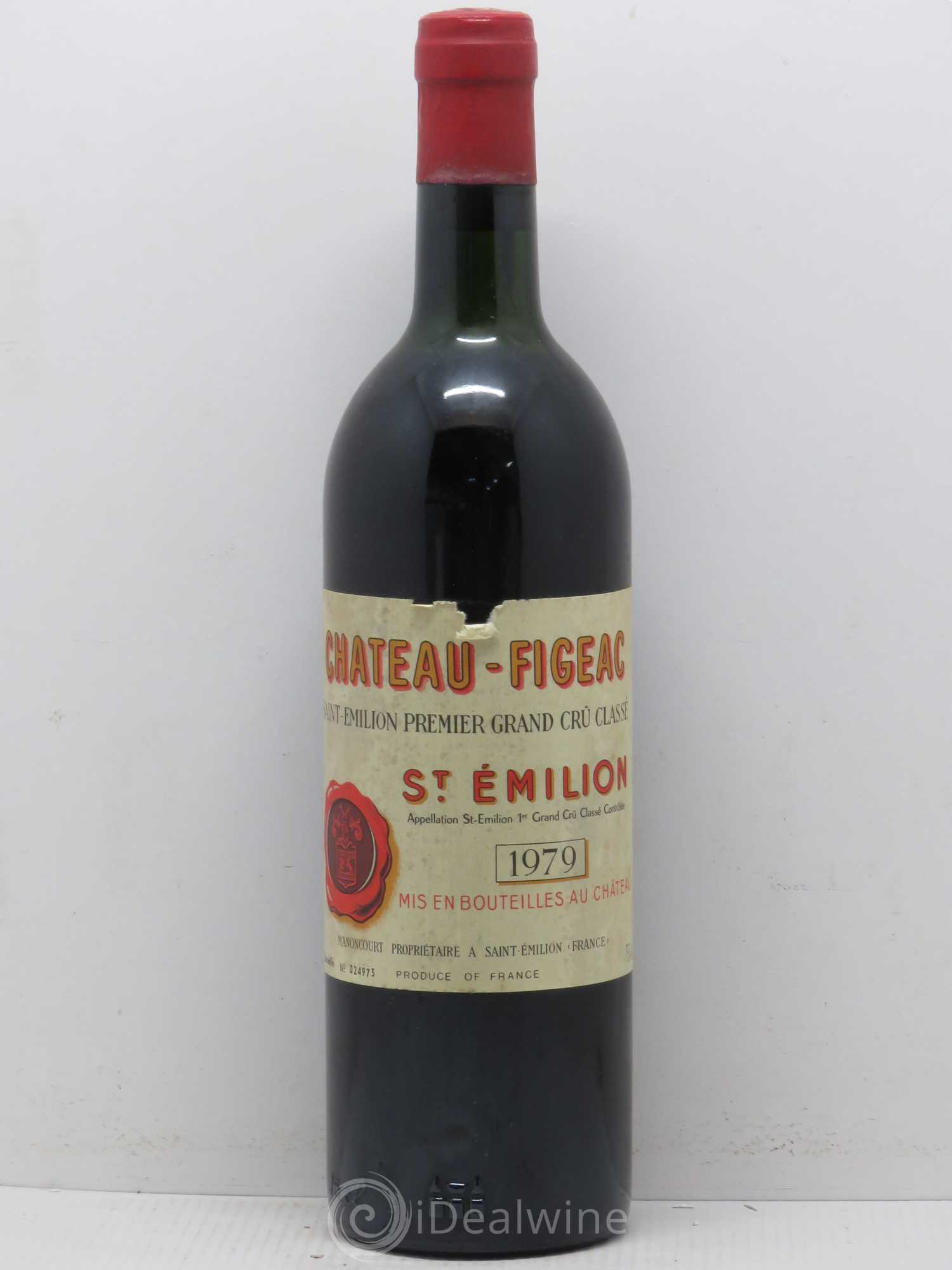 Château Figeac 1er Grand Cru Classé A 1979 - Lot de 1 bouteille - 0