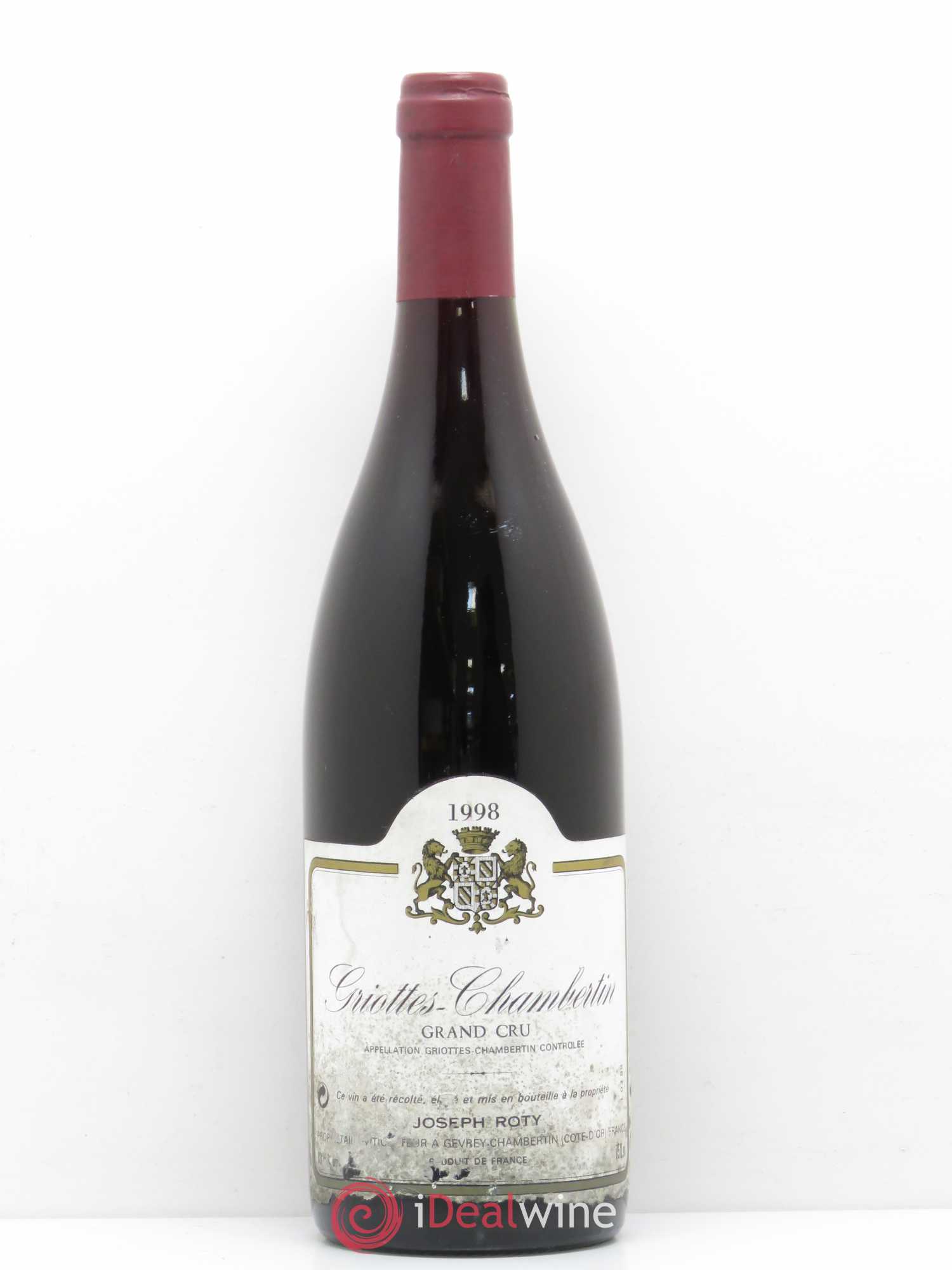 Griotte-Chambertin Grand Cru Joseph Roty (Domaine) 1998 - Lot de 1 bouteille - 0
