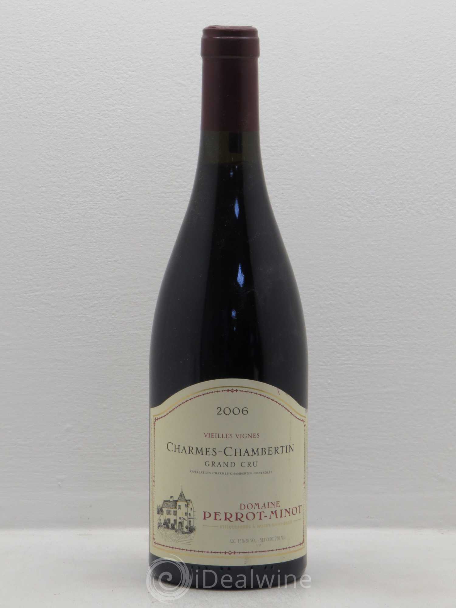 Charmes-Chambertin Grand Cru Vieilles Vignes Perrot-Minot 2006 - Lot de 1 bouteille - 0