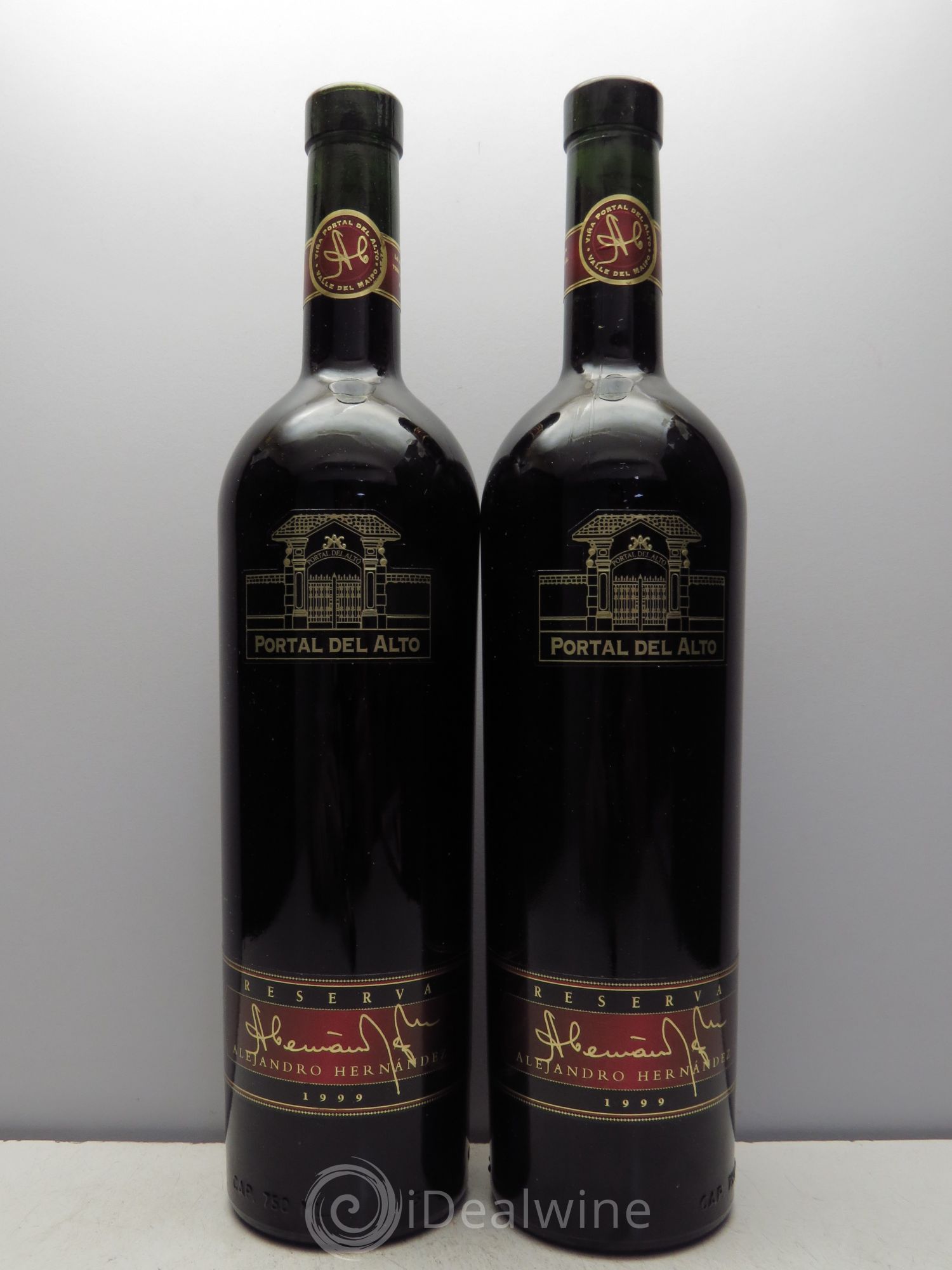 Chili Porta del Alto Reserva Alejandro Hernandez 1999 - Posten von 2 Flaschen - 0