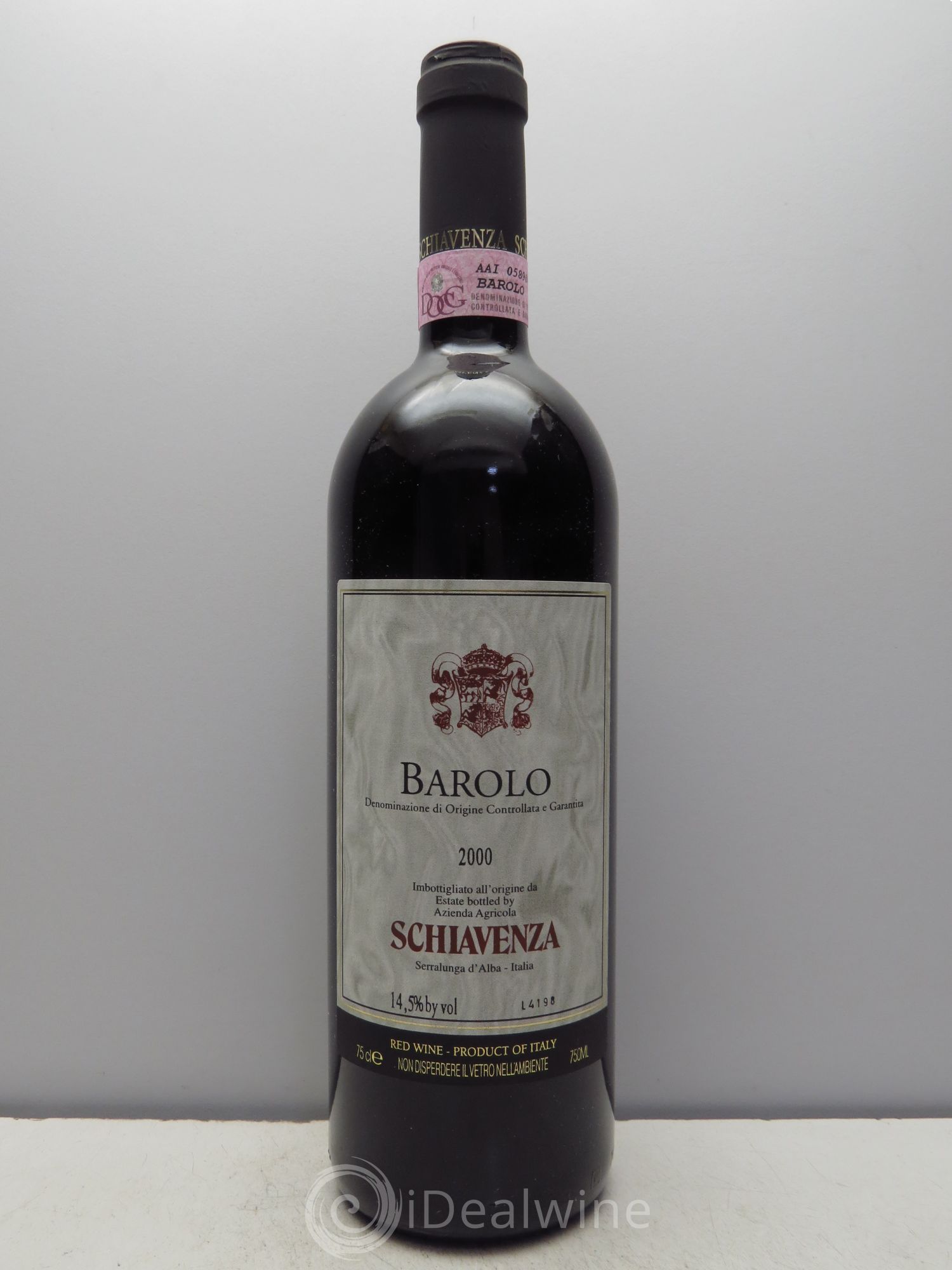 Barolo Schiavenza 2000 - Lot de 6 bouteilles - 0