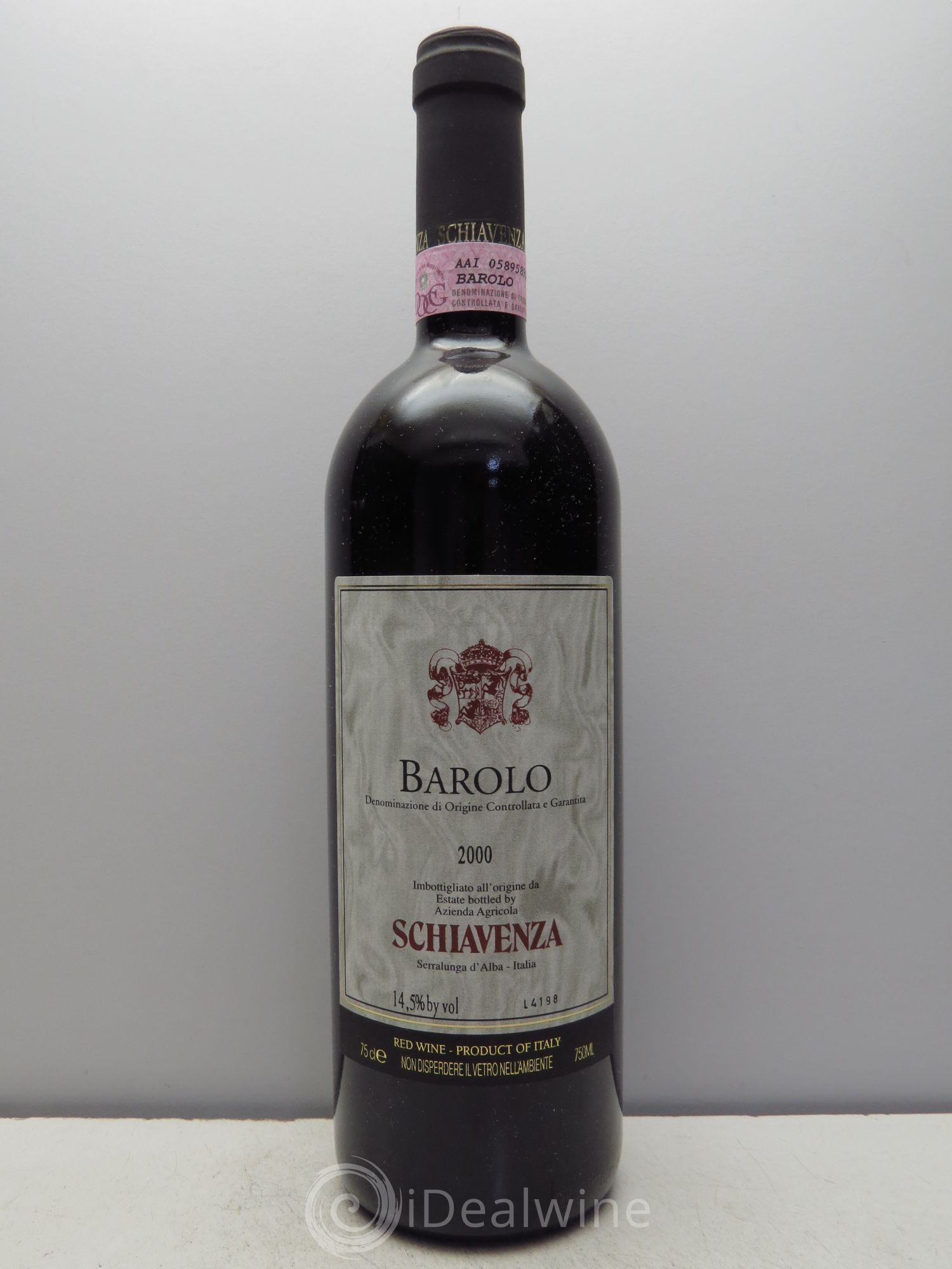 Barolo Schiavenza 2000 - Lot de 1 bouteille - 0