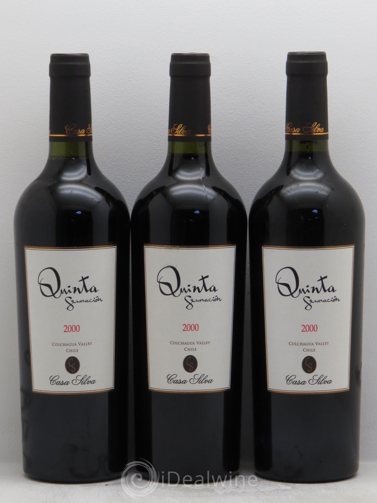 Chili Quinta Generacion Casa Silva Colchagua Valley 2000 - Posten von 3 Flaschen - 0