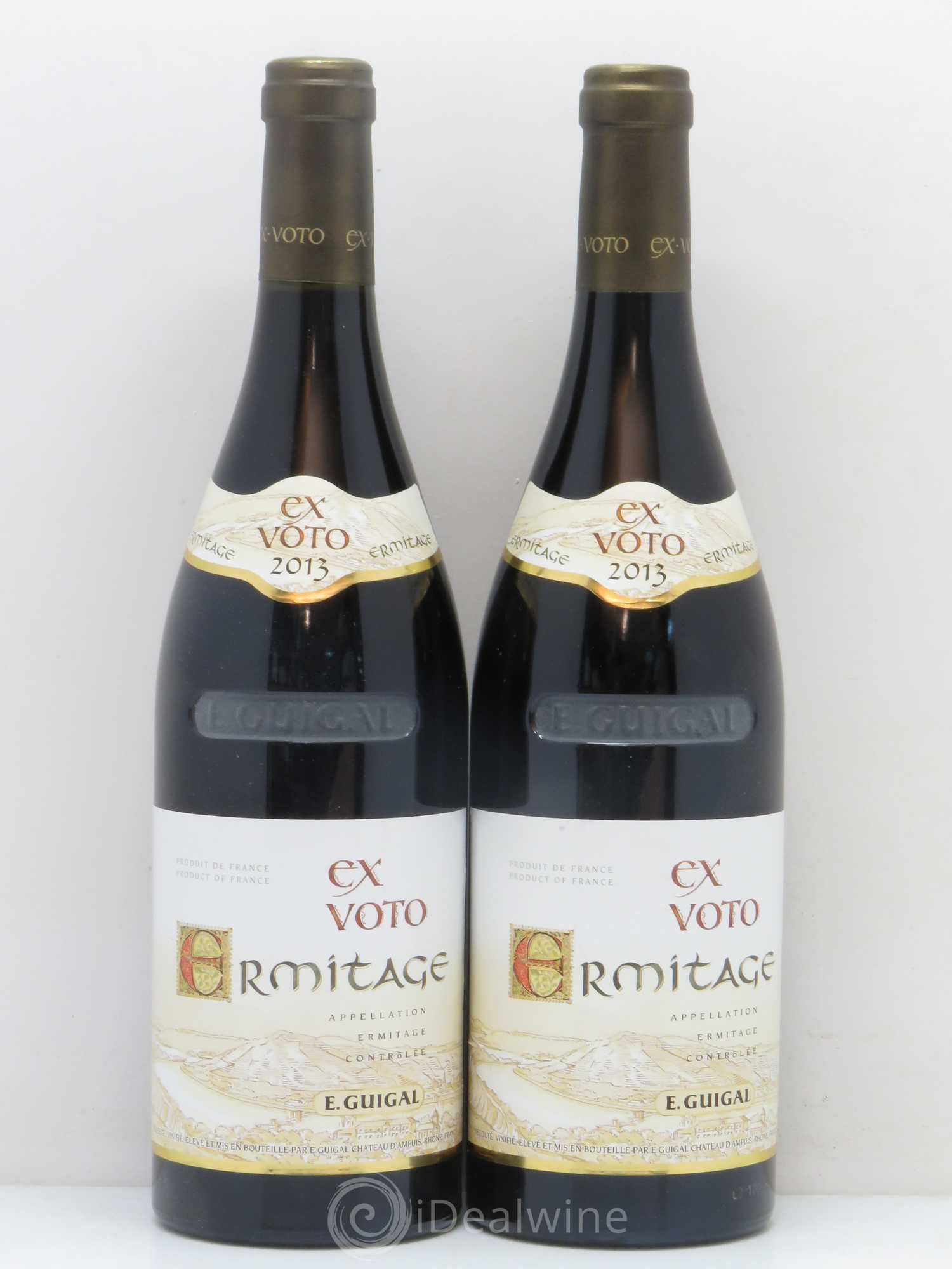 Ermitage Ex Voto Guigal (sans prix de réserve) 2013 - Lot de 2 bouteilles - 0