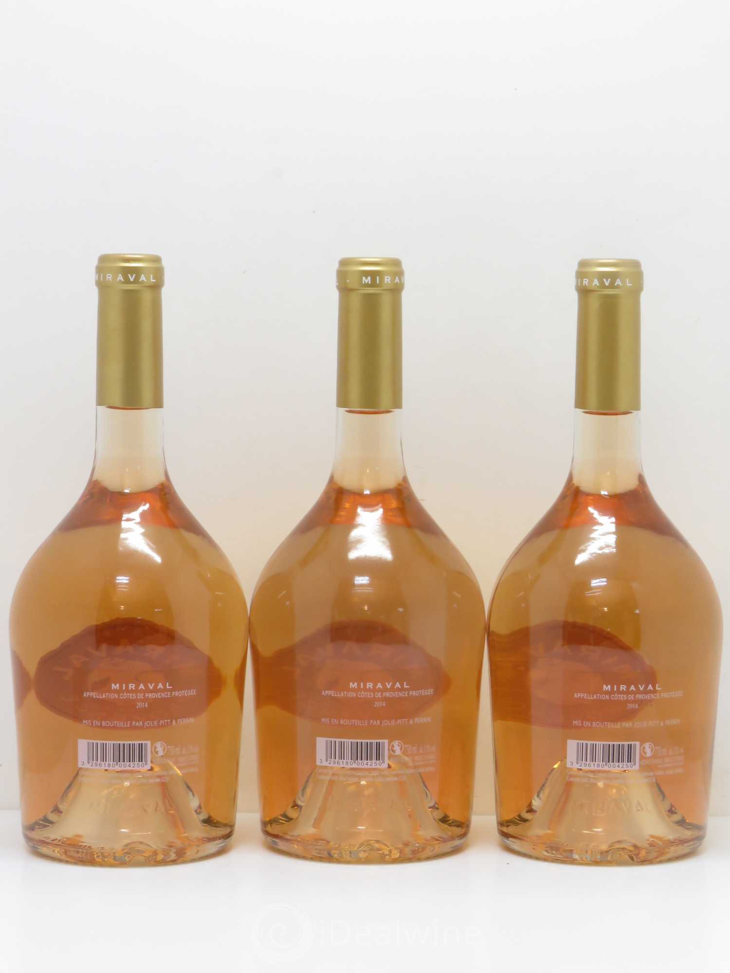 Côtes de Provence Miraval (sans prix de réserve) 2014 - Posten von 3 Flaschen - 1