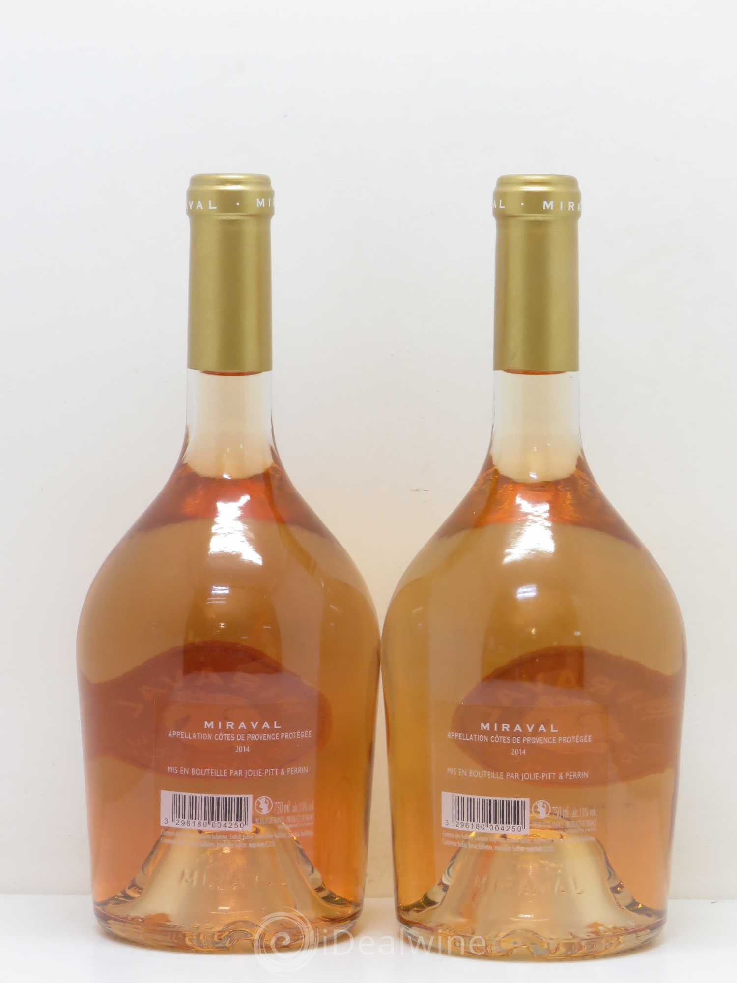 Côtes de Provence Miraval (no reserve) 2014 - Lot of 2 bottles - 1