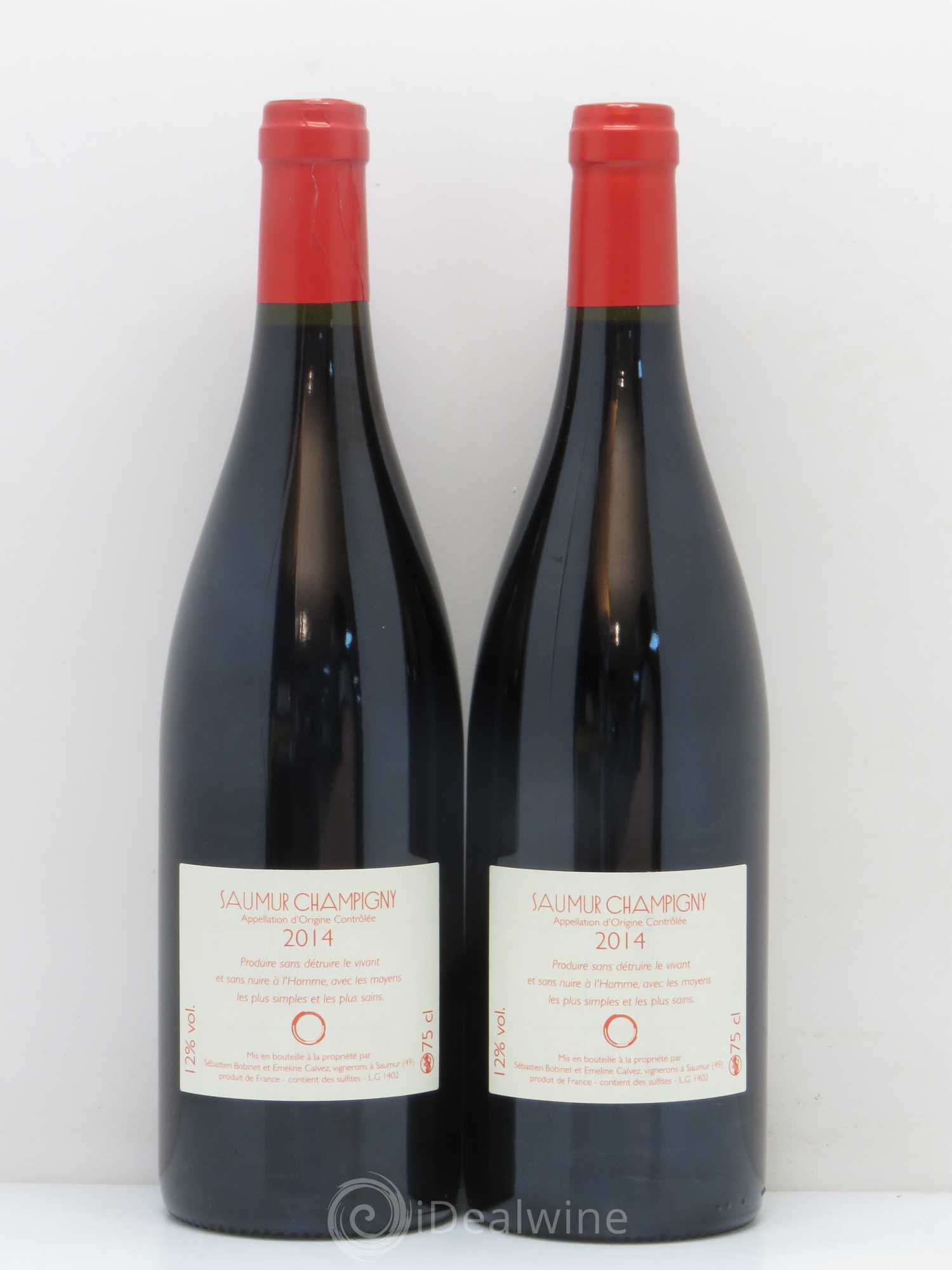 Saumur-Champigny Hanami Sebastien Bobinet (sans prix de réserve) 2014 - Posten von 2 Flaschen - 1