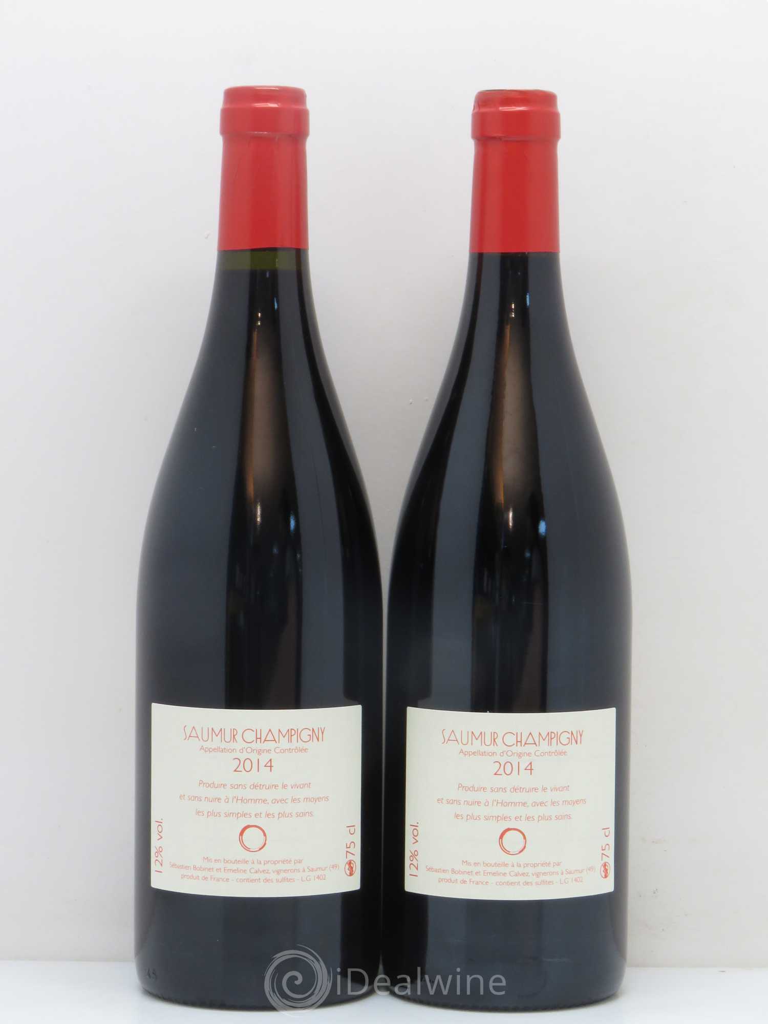 Saumur-Champigny Hanami Sebastien Bobinet (sans prix de réserve) 2014 - Posten von 2 Flaschen - 1