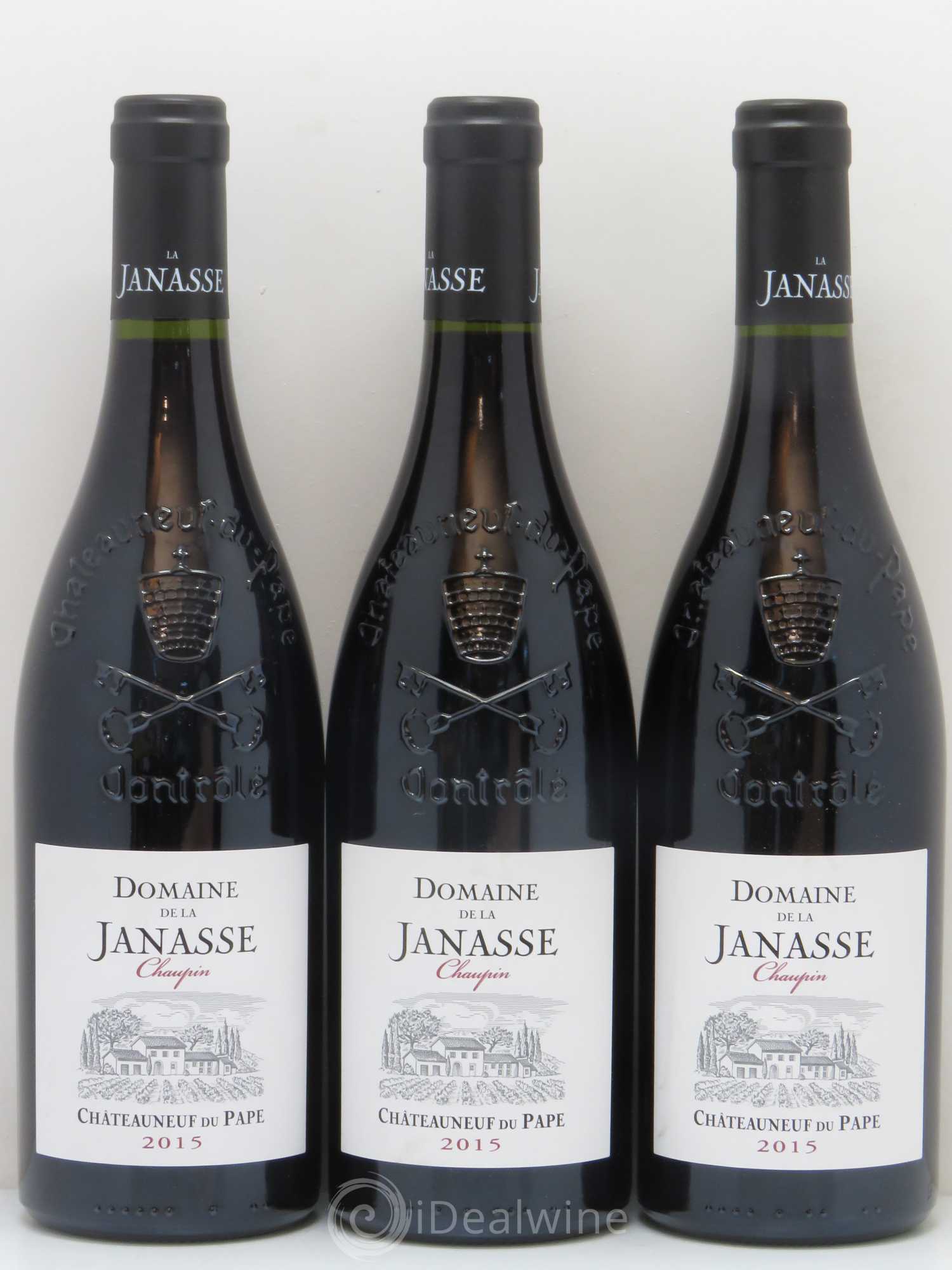 Châteauneuf-du-Pape Cuvée Chaupin La Janasse (Domaine de) (sans prix de réserve) 2015 - Lot de 3 bouteilles - 0