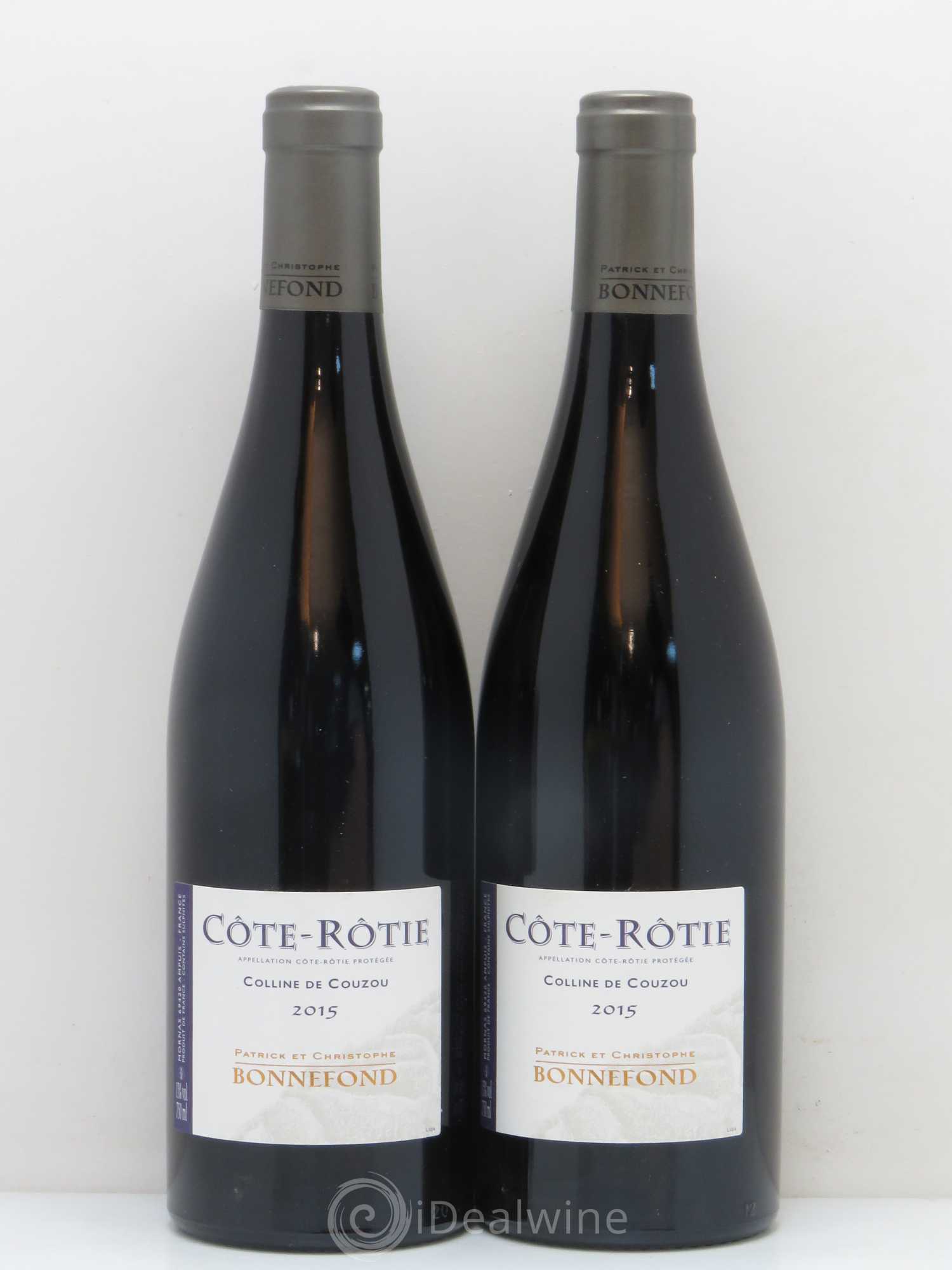 Côte-Rôtie Colline de Couzou Domaine Bonnefond (sans prix de réserve) 2015 - Lot de 2 bouteilles - 0