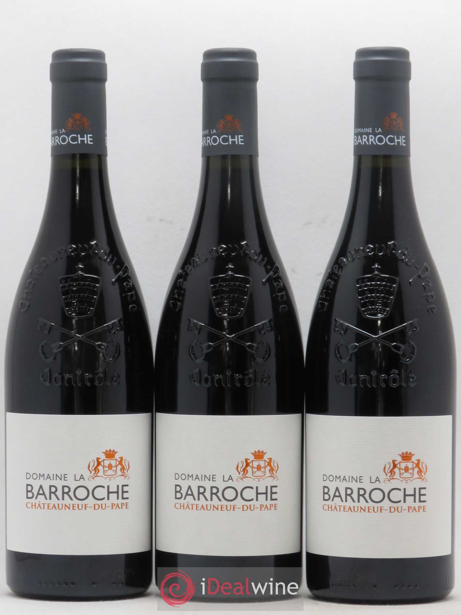 Châteauneuf-du-Pape La Barroche 2015 - Lot de 3 bouteilles - 0