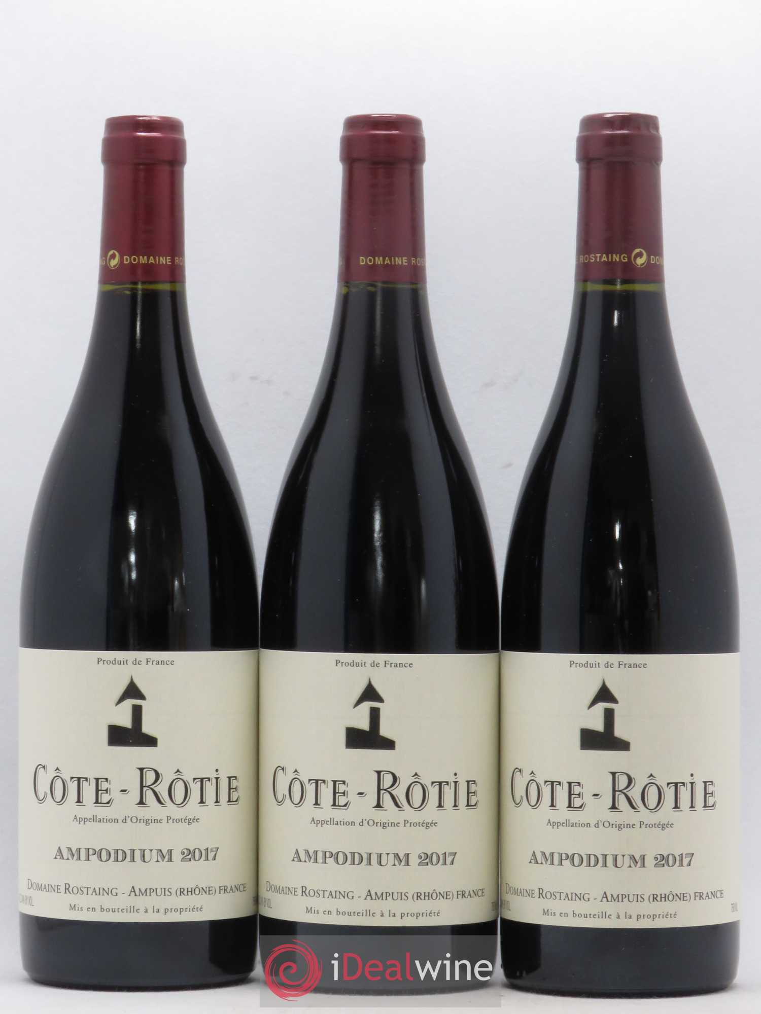 Côte-Rôtie Ampodium René Rostaing 2017 - Posten von 3 Flaschen - 0