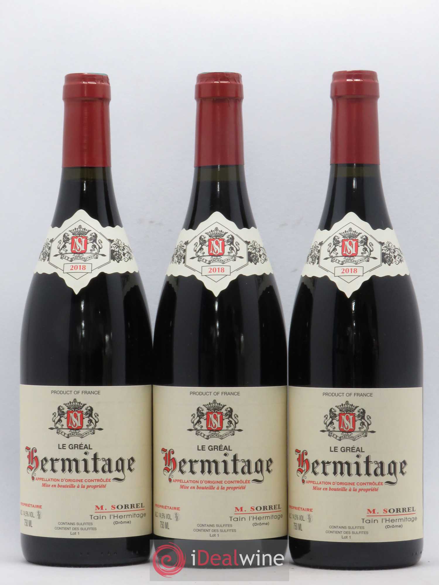 Hermitage Le Gréal Marc Sorrel 2018 - Lot de 6 bouteilles - 2