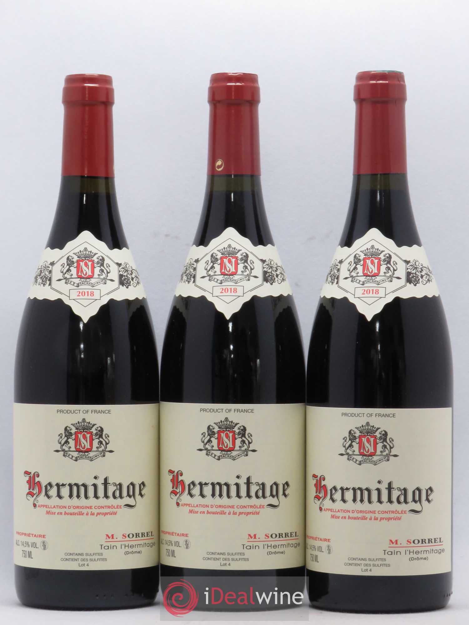 Hermitage Marc Sorrel 2018 - Lot de 6 bouteilles - 1